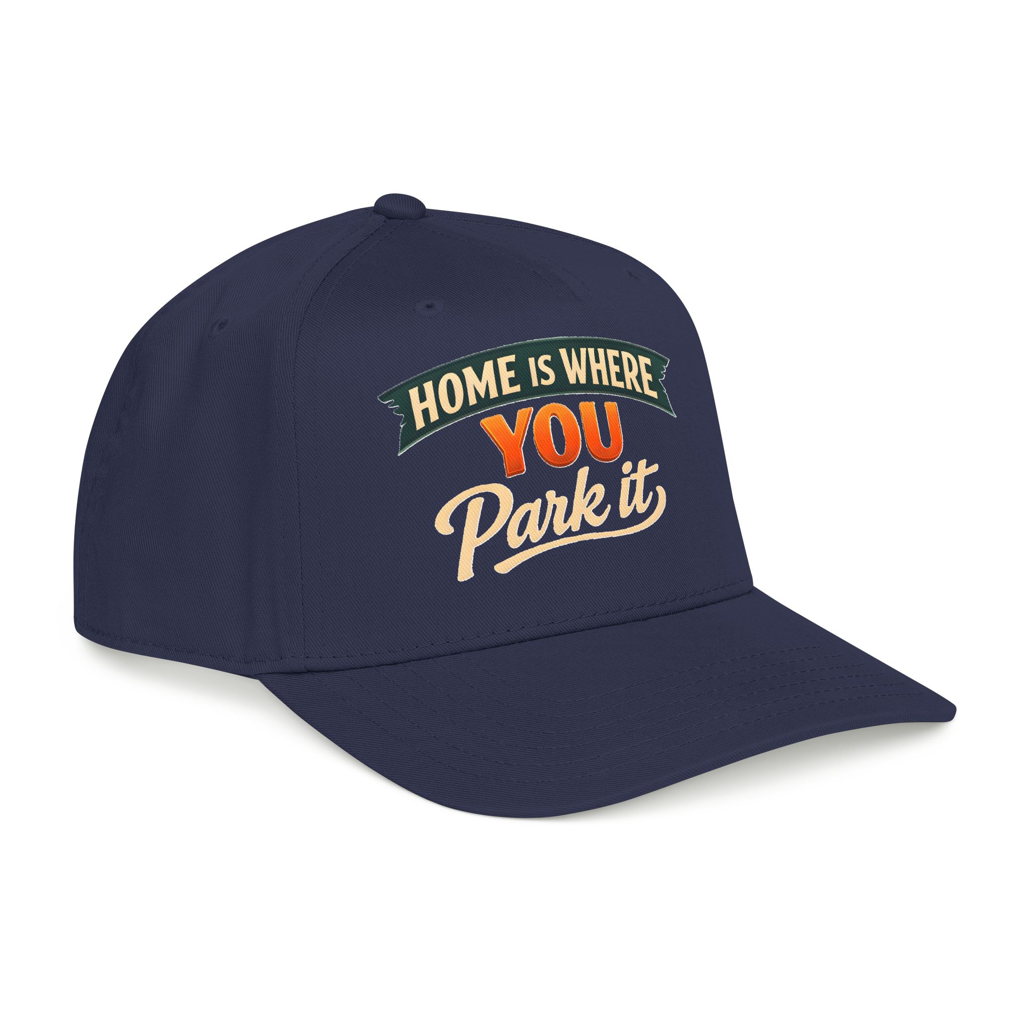 Baseball Cap - "Home Is where You Park It" Design Scenic-Line