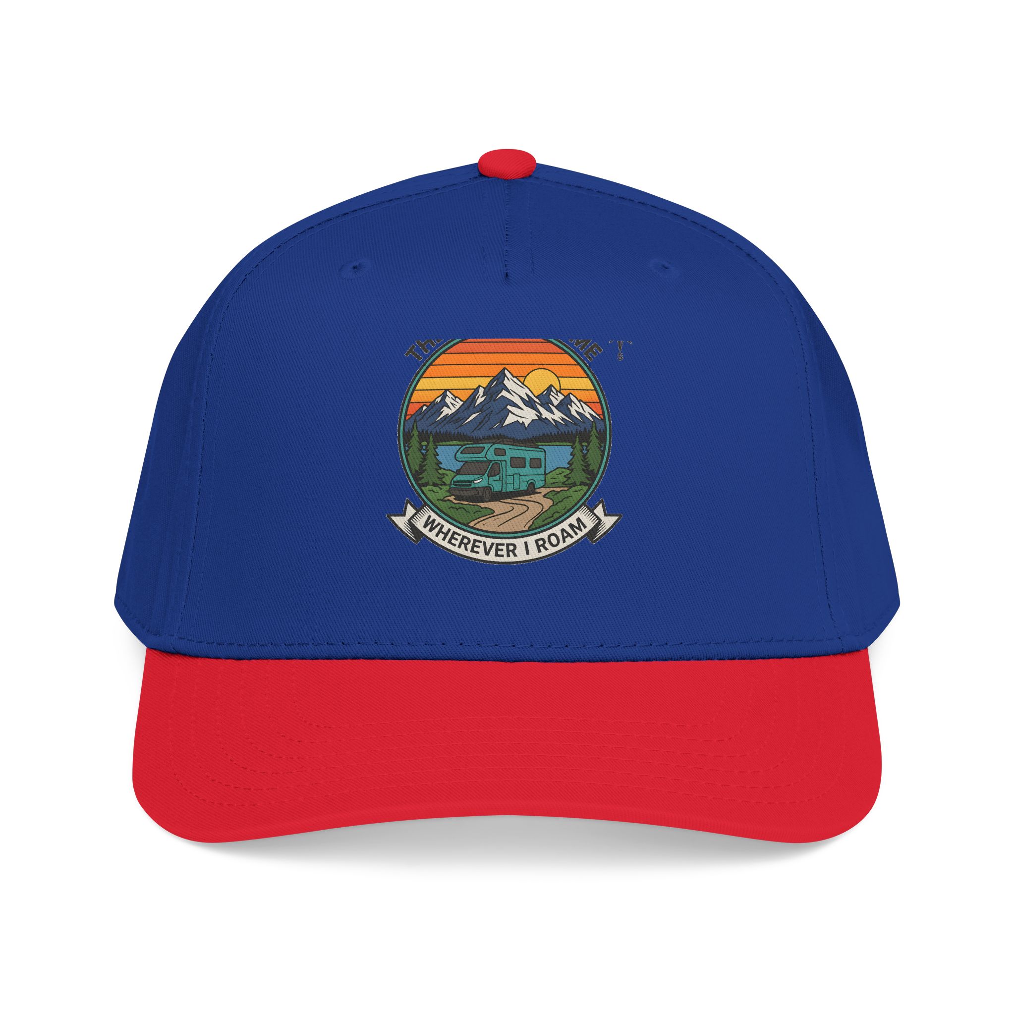 Baseball Cap — "The Road Is Home, Wherever I Roam"