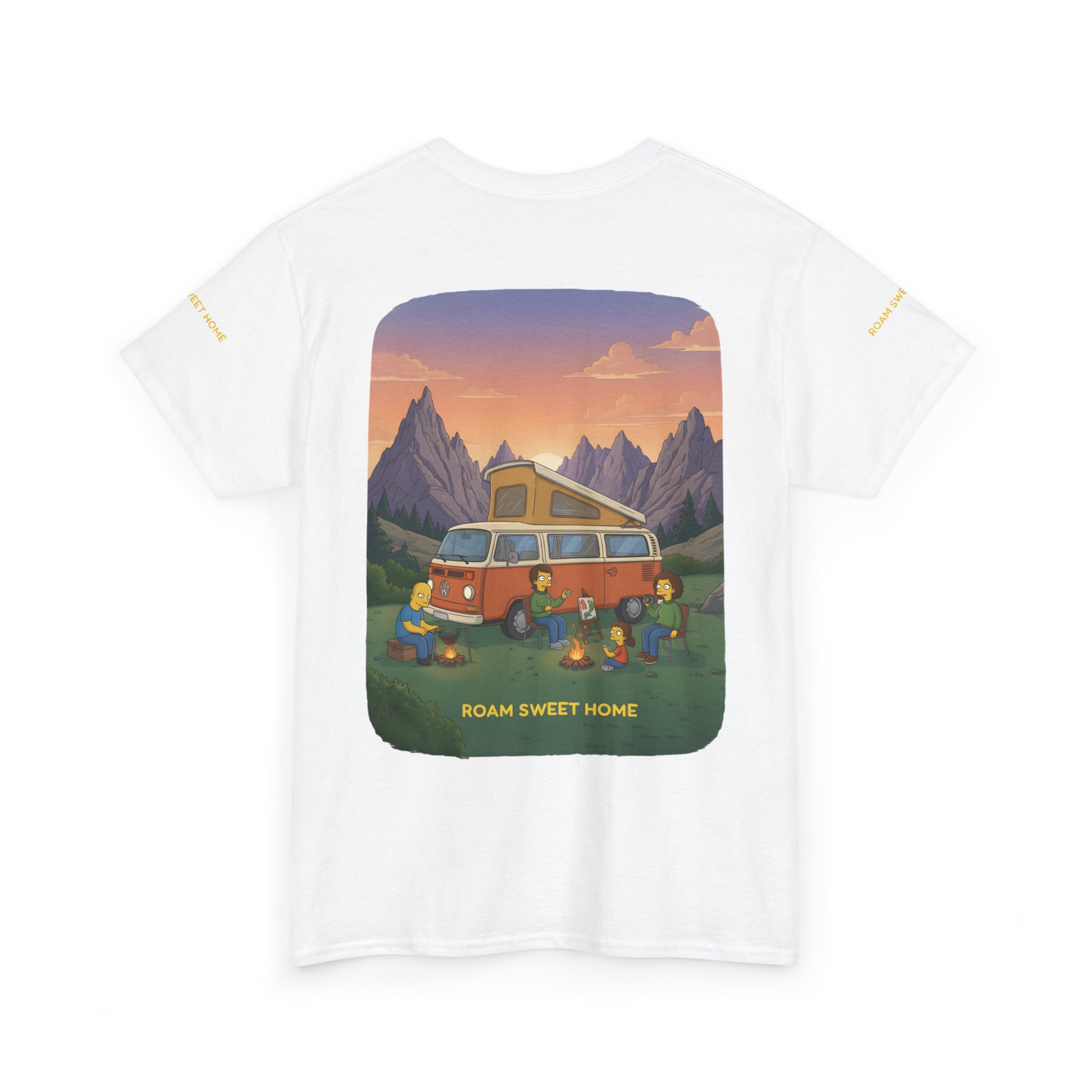 Unisex Heavy Cotton Tee — "Roam Sweet Home" Design Sitcom-Line