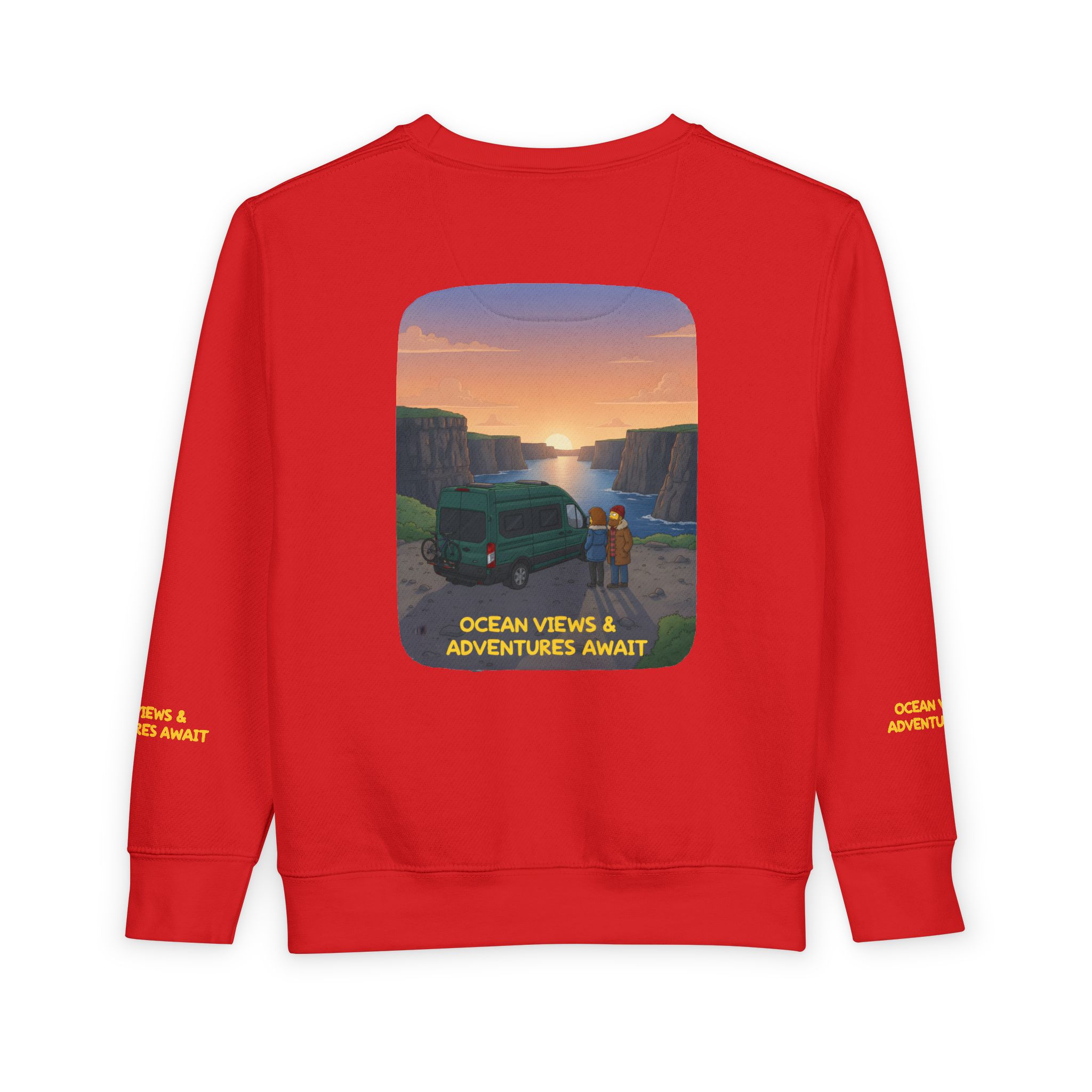 9382386836767715458_2048-1.jpeg Toddler Sweatshirt - "Ocean Views-Adventures Awaits" (Design Sitcom-Line)