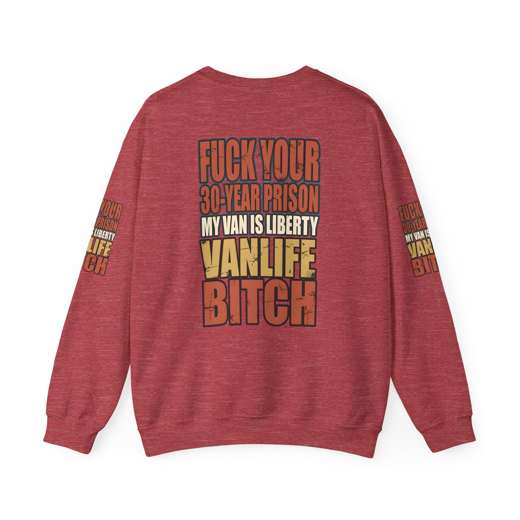 Unisex Heavy Blend™ Crewneck Sweatshirt — "Fuck Your 30 Year" Design F**K-Line