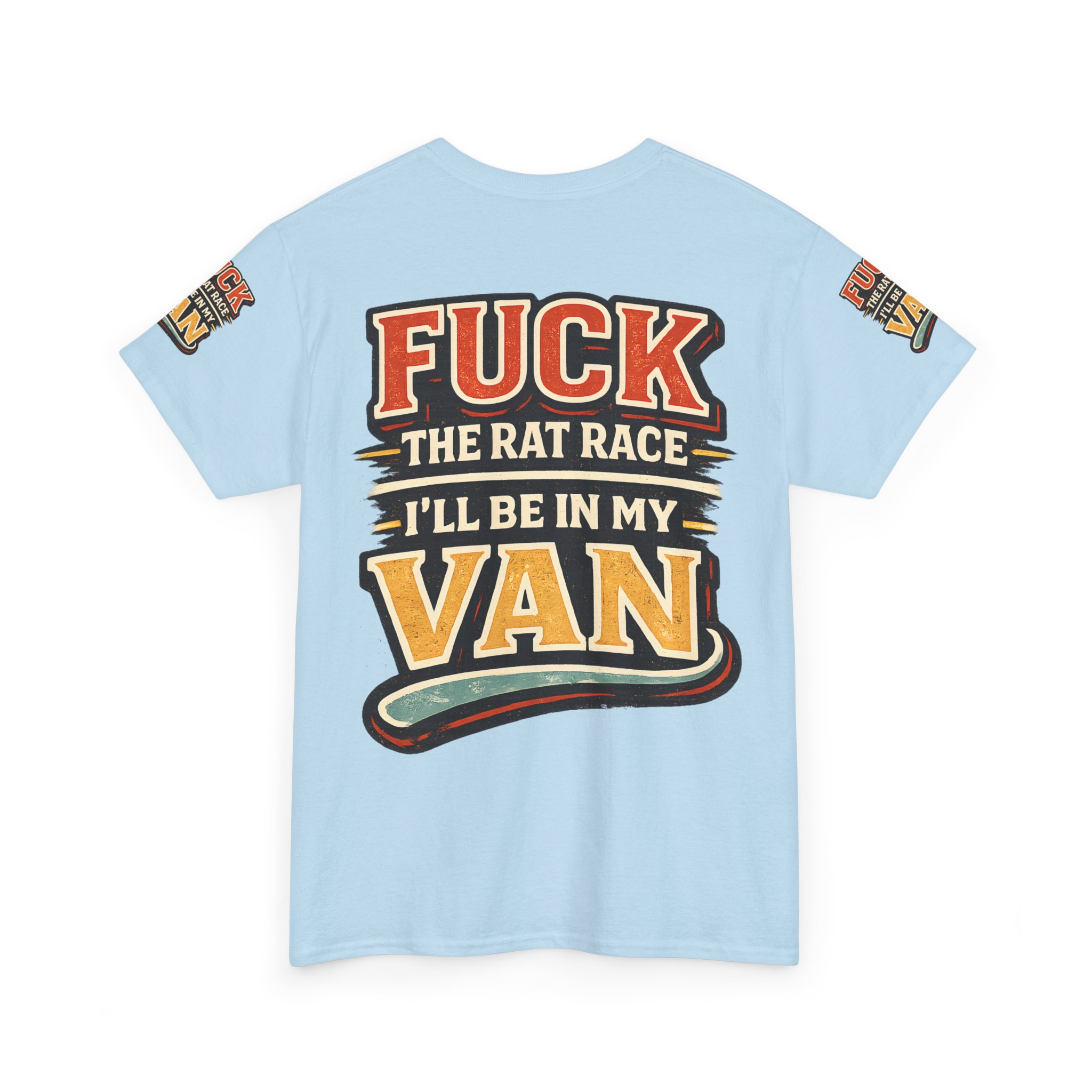 9397487199100598023_2048.jpeg Unisex Heavy Cotton Tee — "Fuck The Rat Race" Design F**K-Line