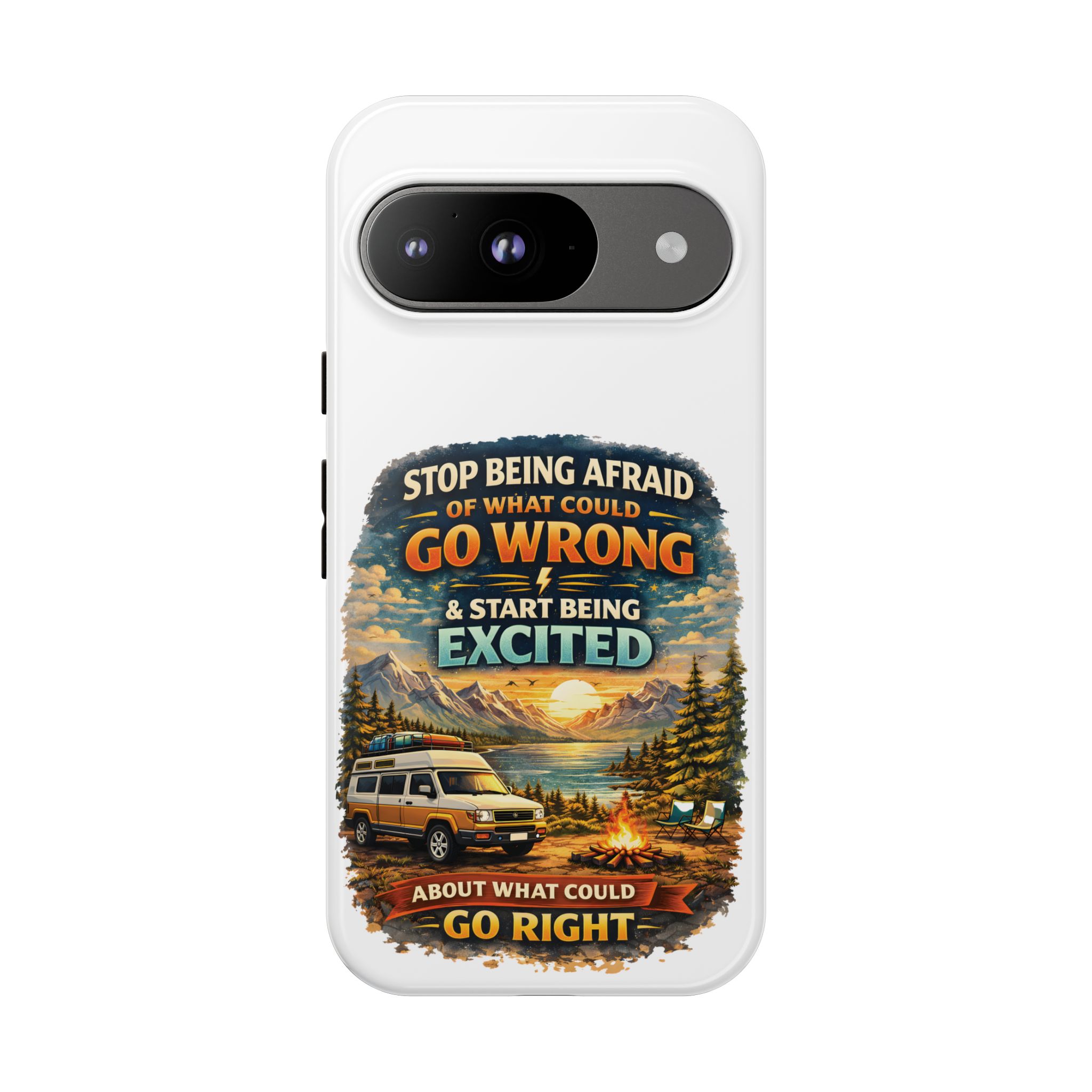 Phone Case — "Stop Being Afraid" (Design Scenic-Line)