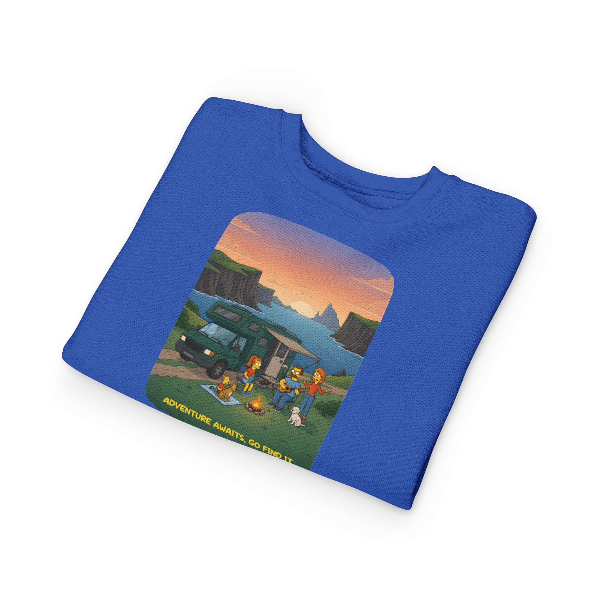 9412473876251130587_2048-1.jpeg Toddler Sweatshirt - "Adventure Awaits-Go Find It" (Design Sitcom-Line)