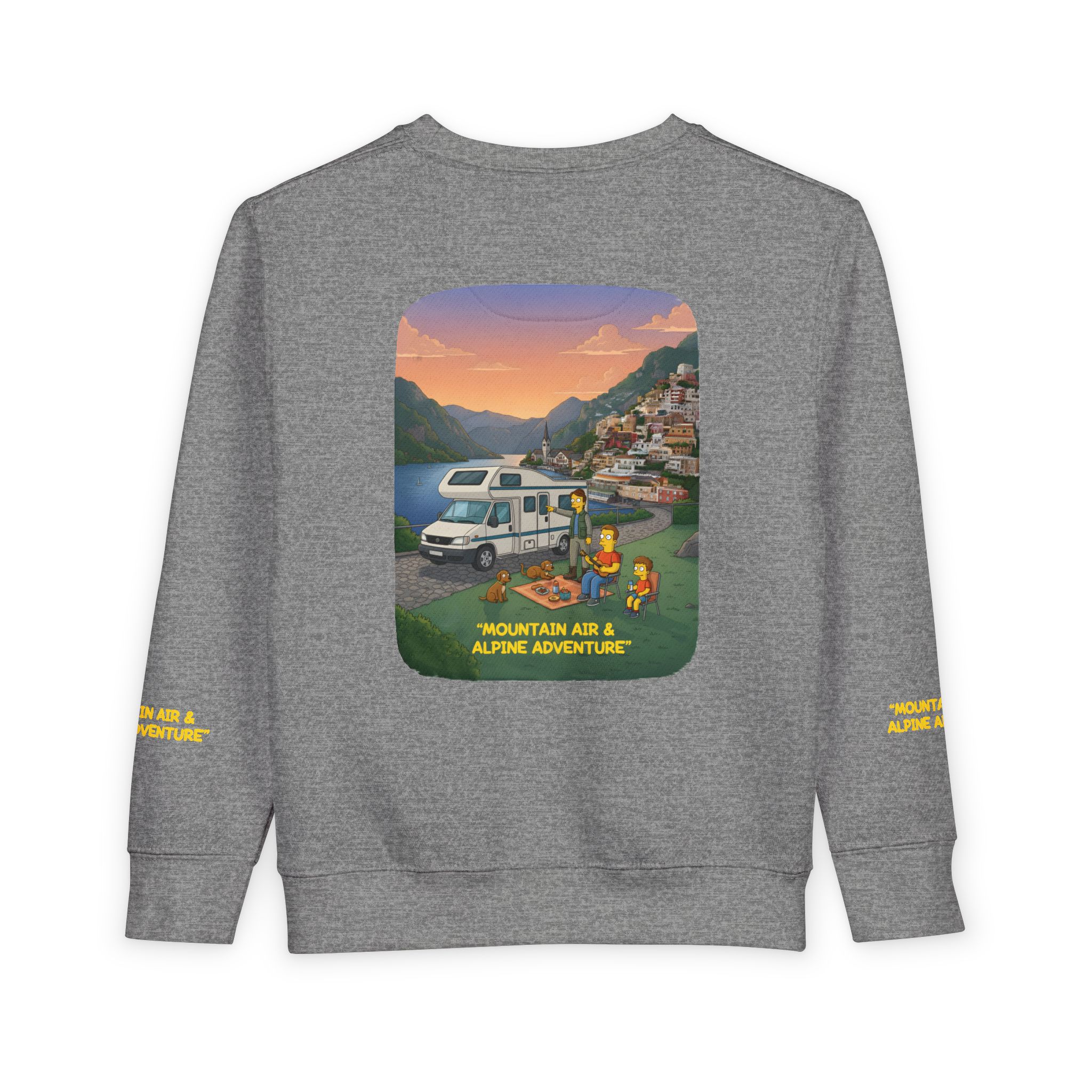 Toddler Sweatshirt - "Mountain Air-Alpine Adventure" (Design Sitcom-Line)