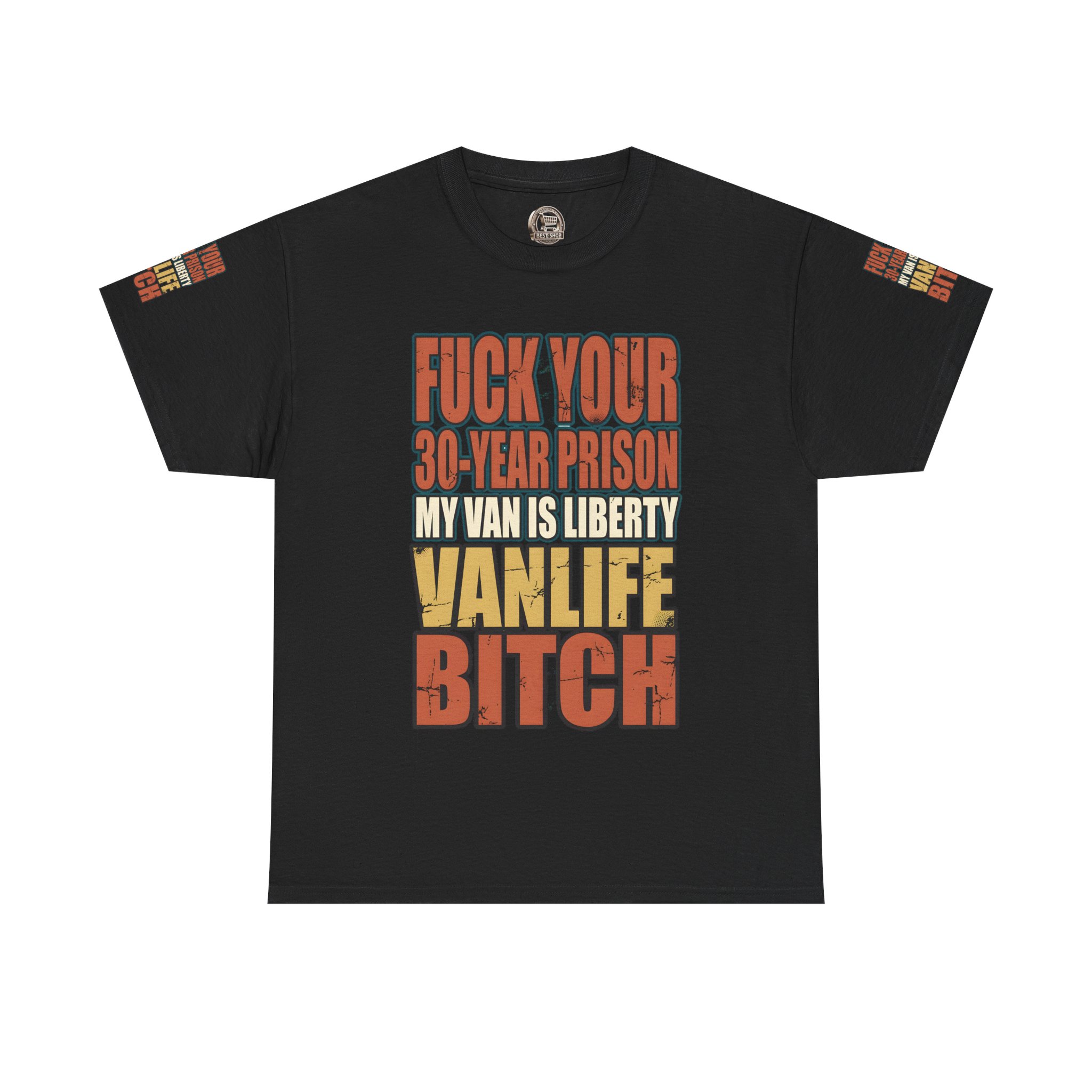 Unisex Heavy Cotton Tee — "Fuck Your 30 Year" Design F**K-Line