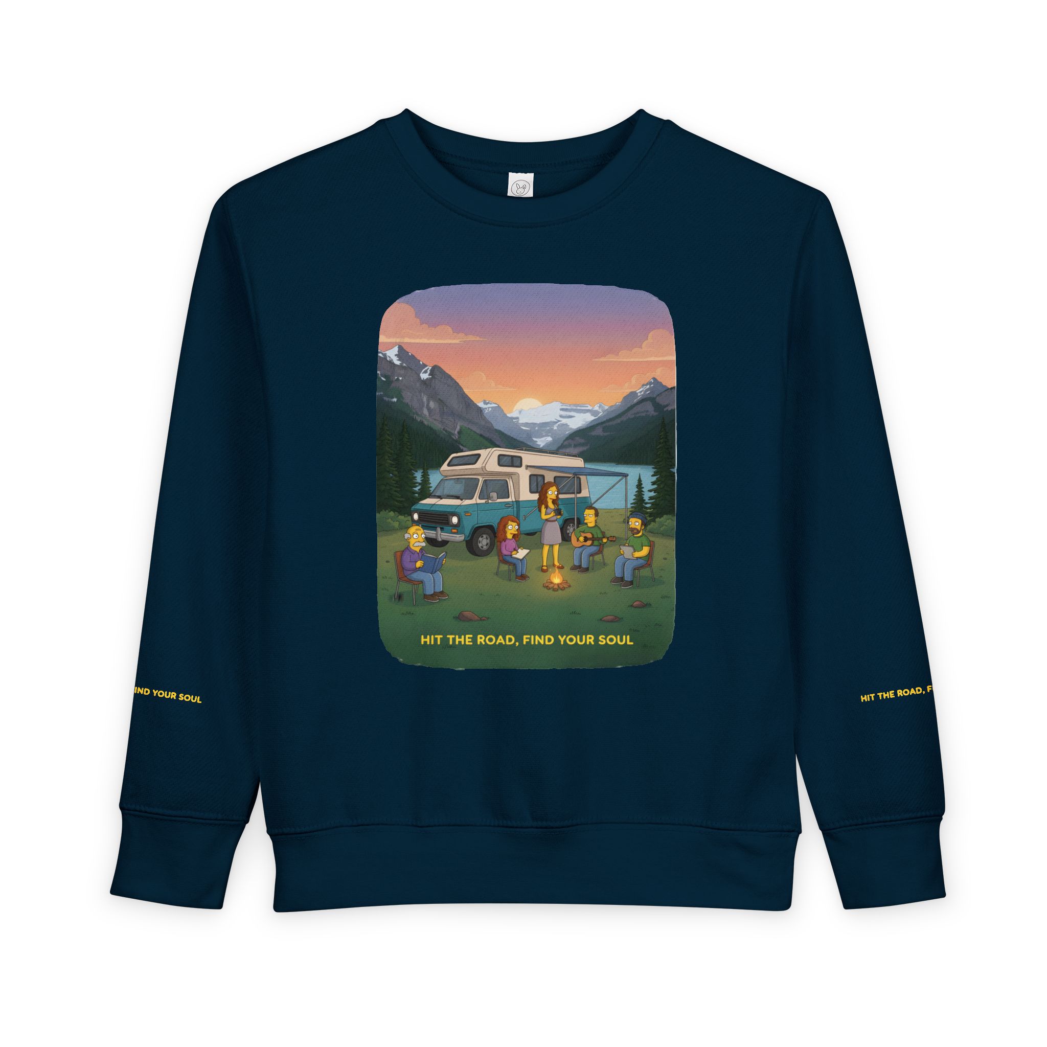 Toddler Sweatshirt - "Hit The Road-Find Your Soul" (Design Sitcom-Line)