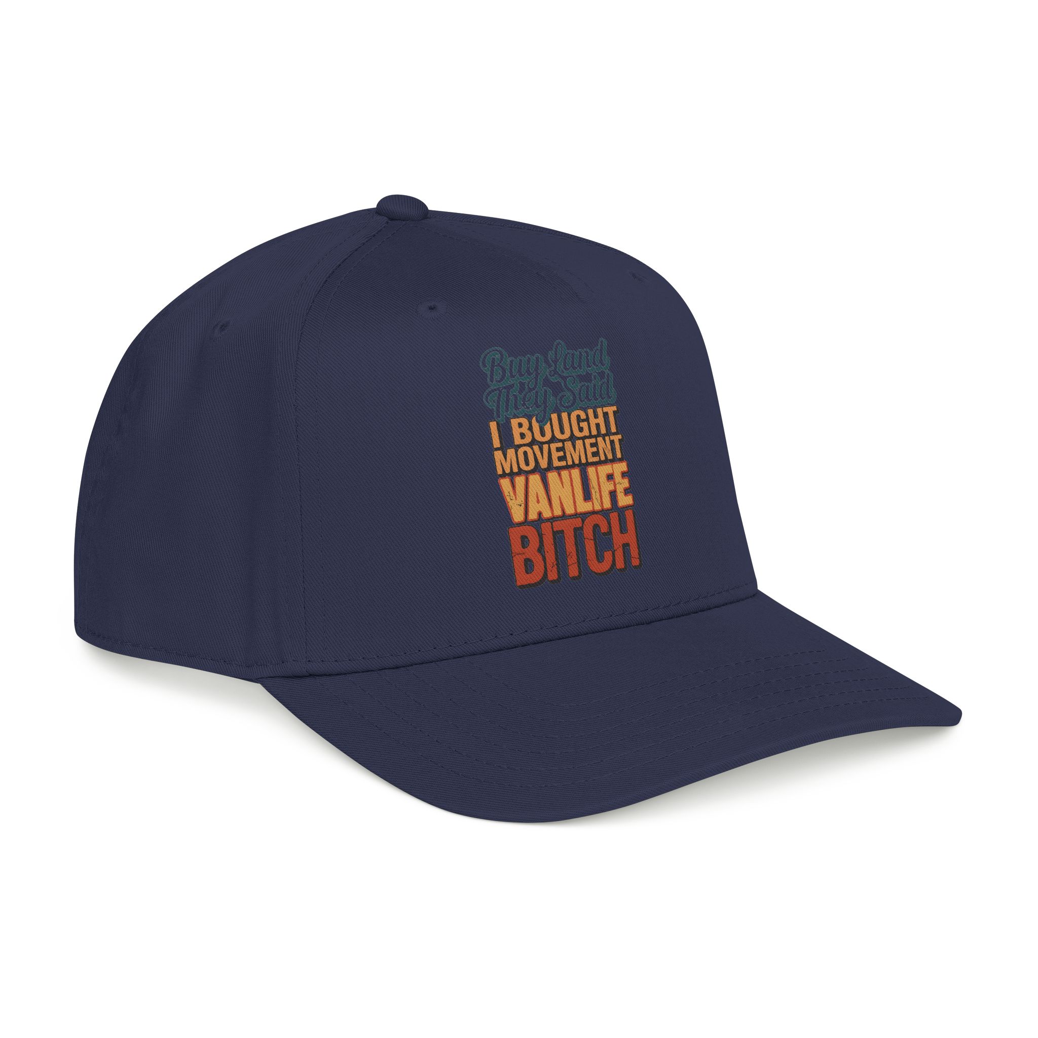 Baseball Cap - "Buy Land They Said" Design F**K-Line