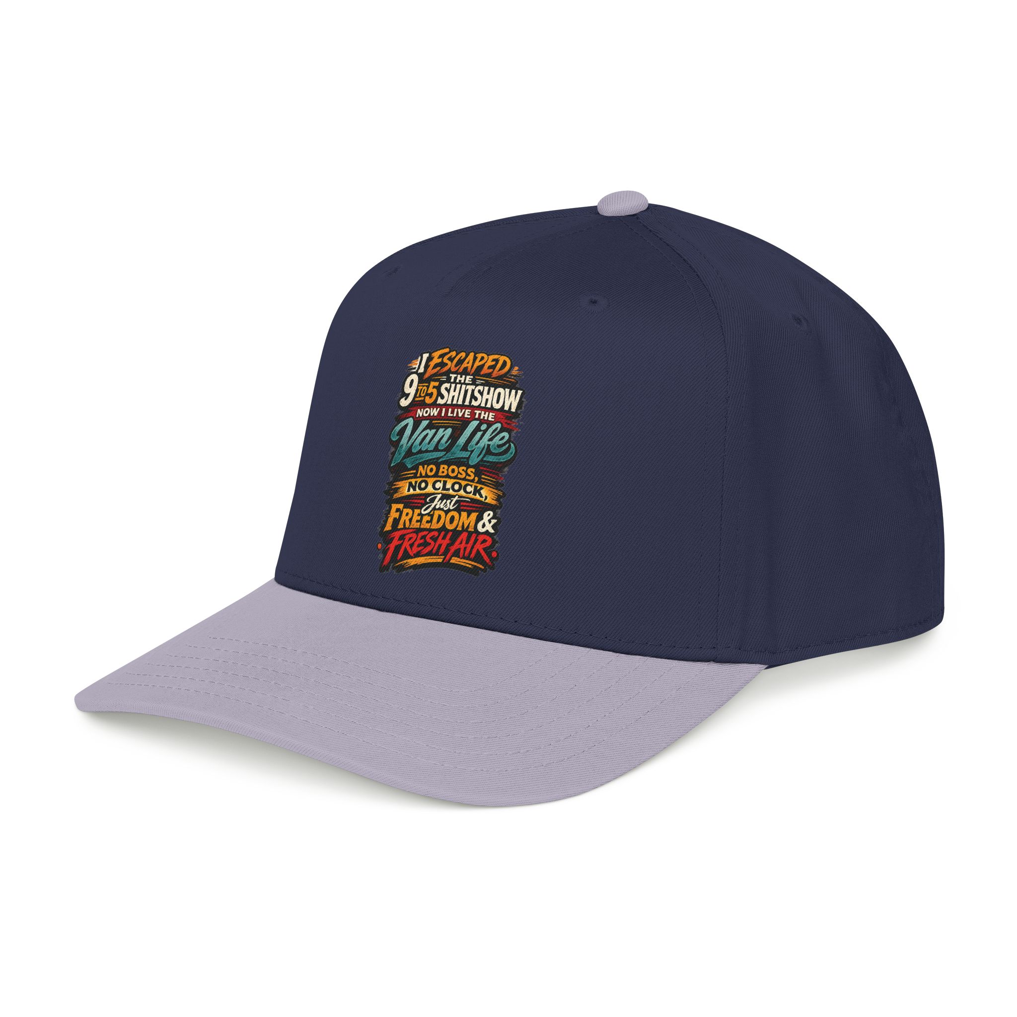 Baseball Cap - "I Escaped The 9 To 5" Design F**K-Line