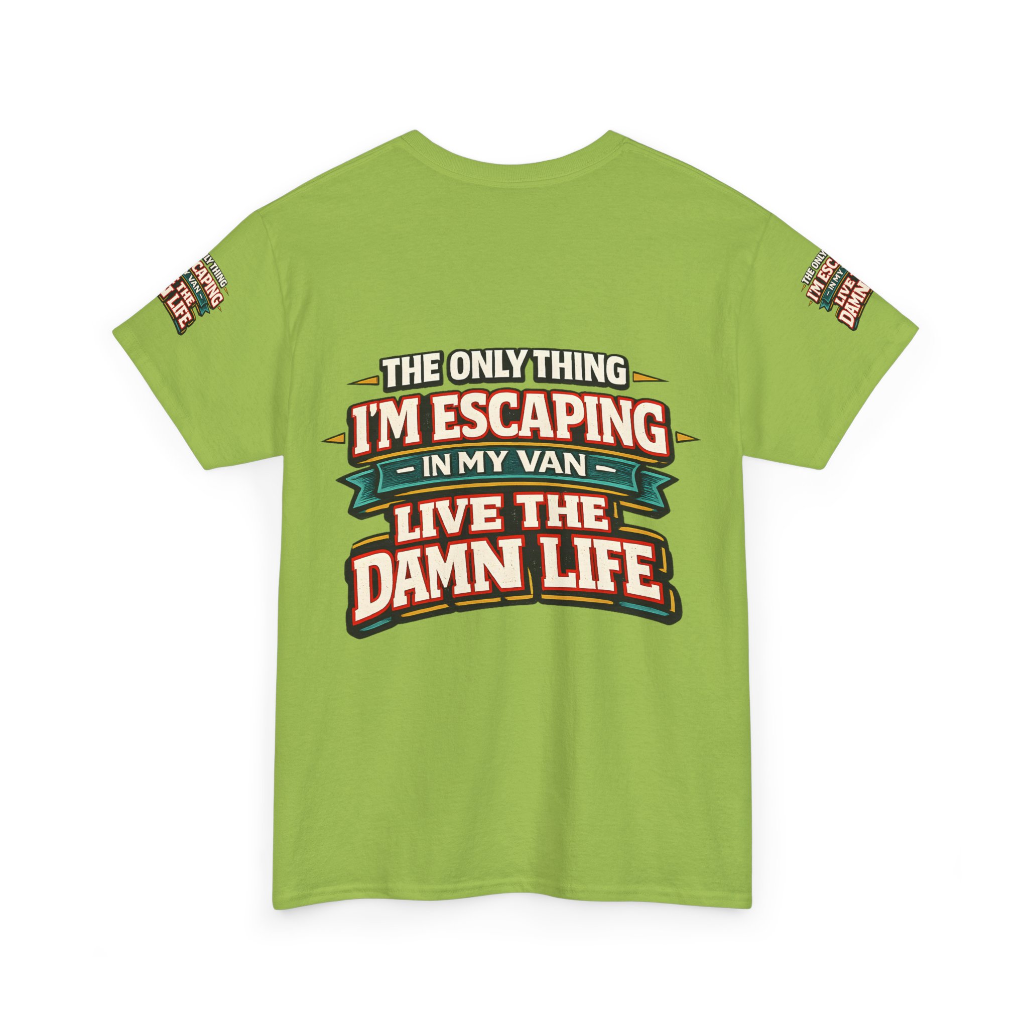 Unisex Heavy Cotton Tee — "The Only Thing I´m Escaping" Design F**K-Line