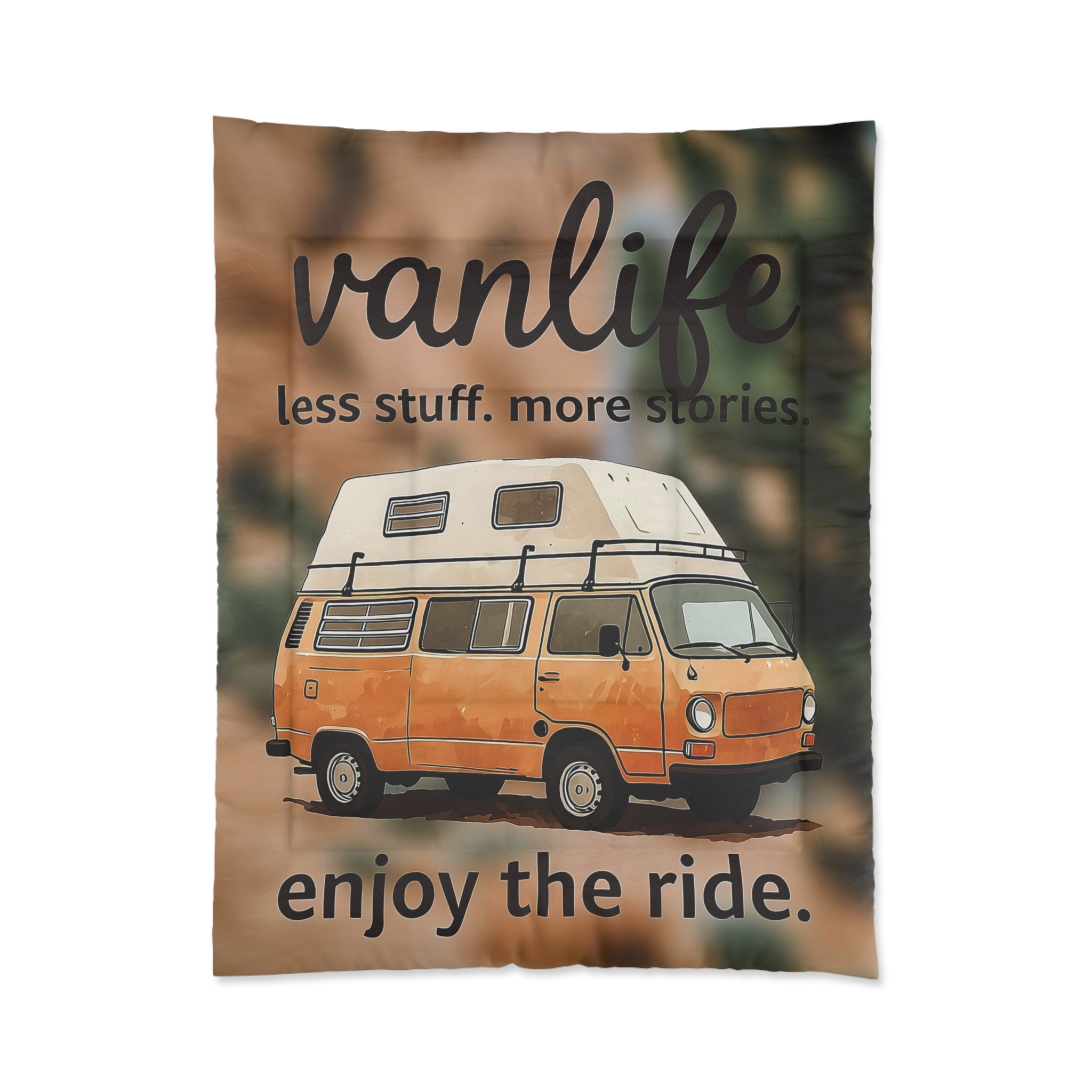 9473629705721100439_2048.jpeg Comforter — 'Vanlife: Enjoy the Ride' Camper Van Comforter