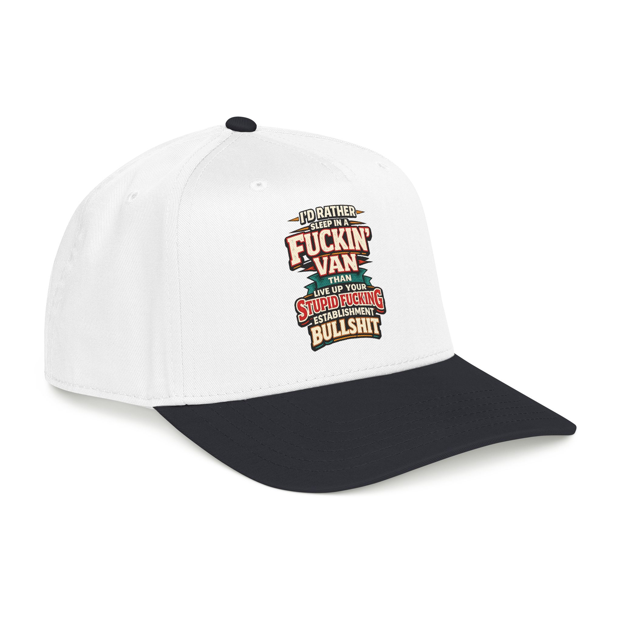 Baseball Cap - "I´d Rather Sleep in A Fucking Van" Design F**K-Line