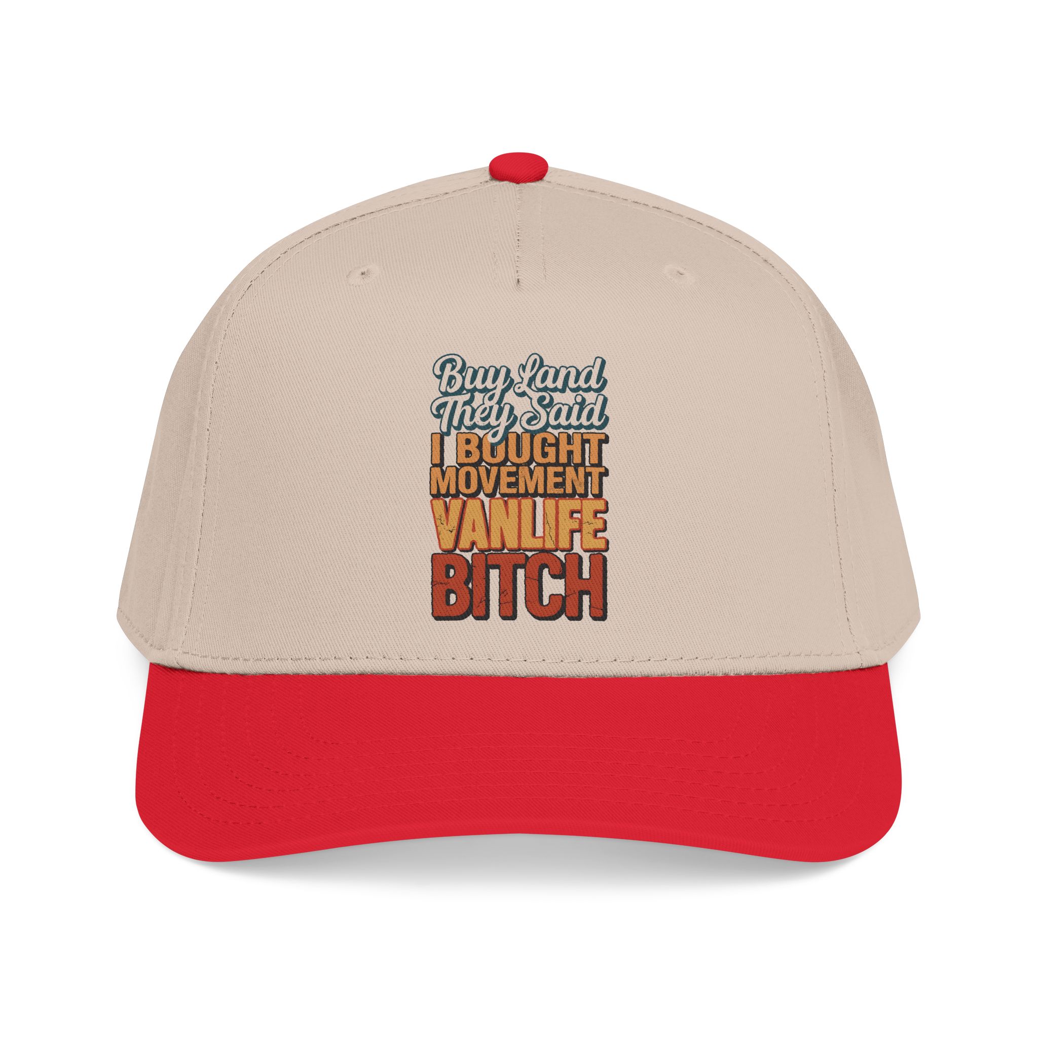 Baseball Cap - "Buy Land They Said" Design F**K-Line