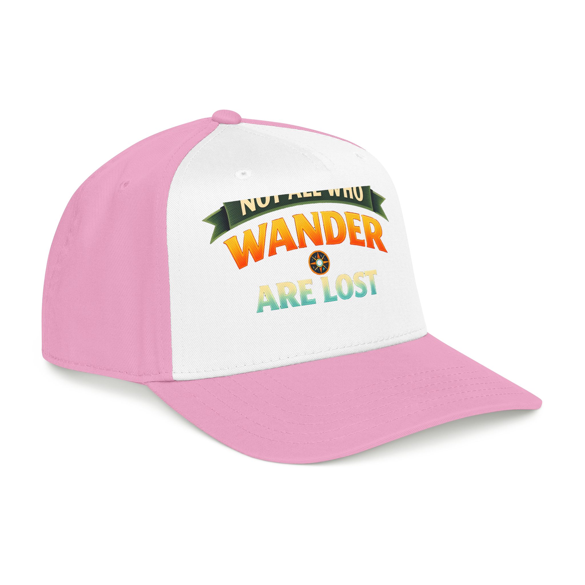 Baseball Cap - "Not All Who Wander Are Lost" Design Scenic-Line