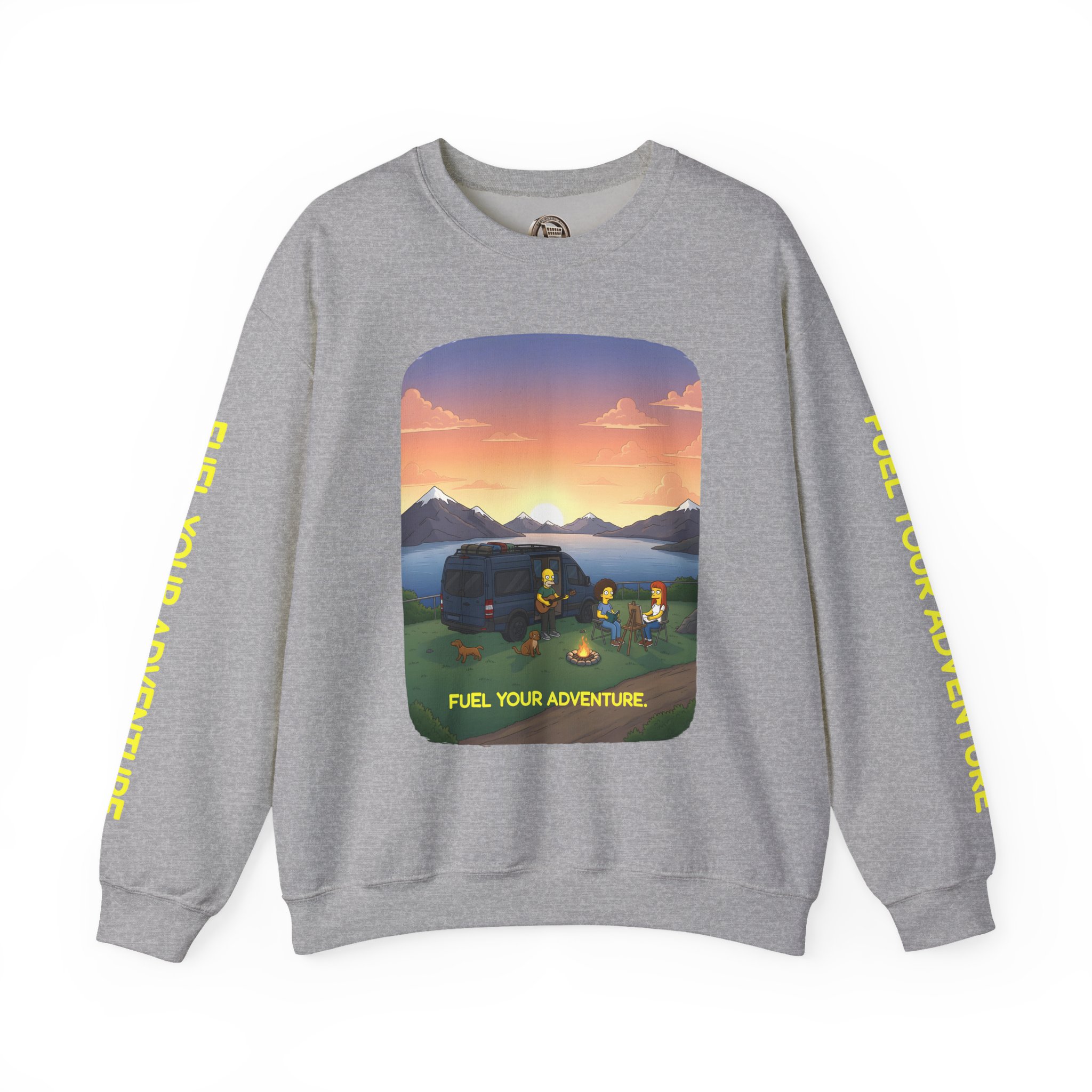 9527817049149249216_2048.jpeg Unisex Heavy Blend™ Crewneck Sweatshirt — "Fuel Your Adventure" Design Sitcom-Line