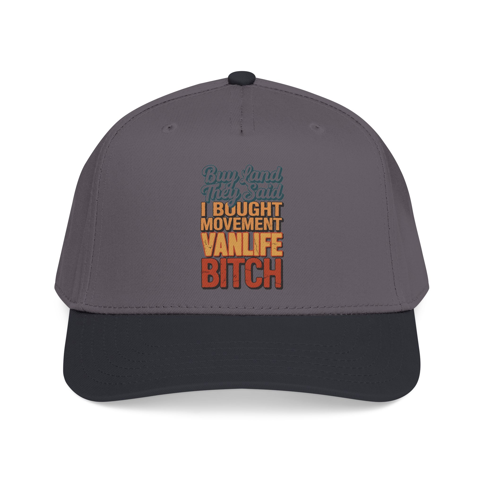 Baseball Cap - "Buy Land They Said" Design F**K-Line