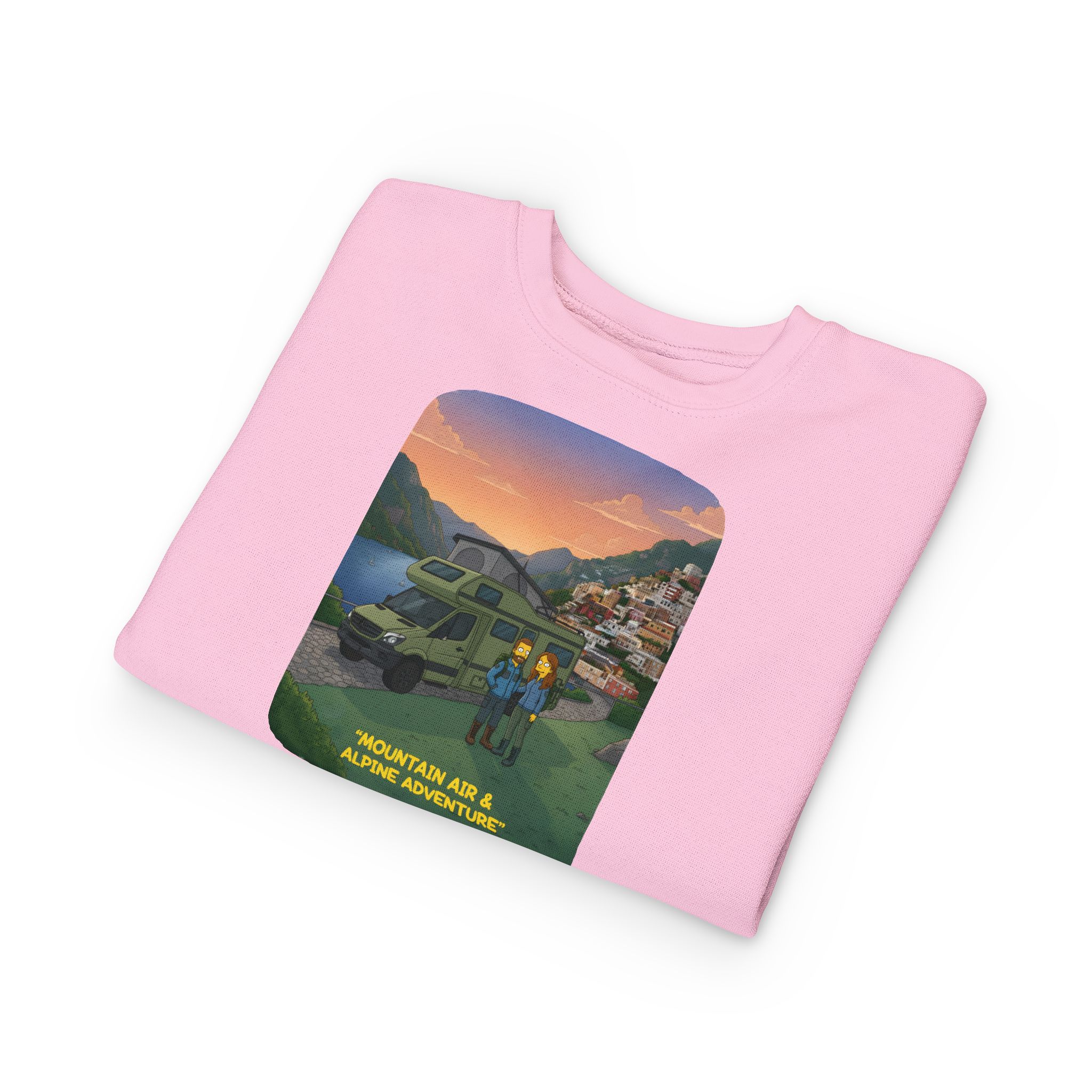 Toddler Sweatshirt - "Mountain Air And Alpine Adventure" (Design Sitcom-Line)