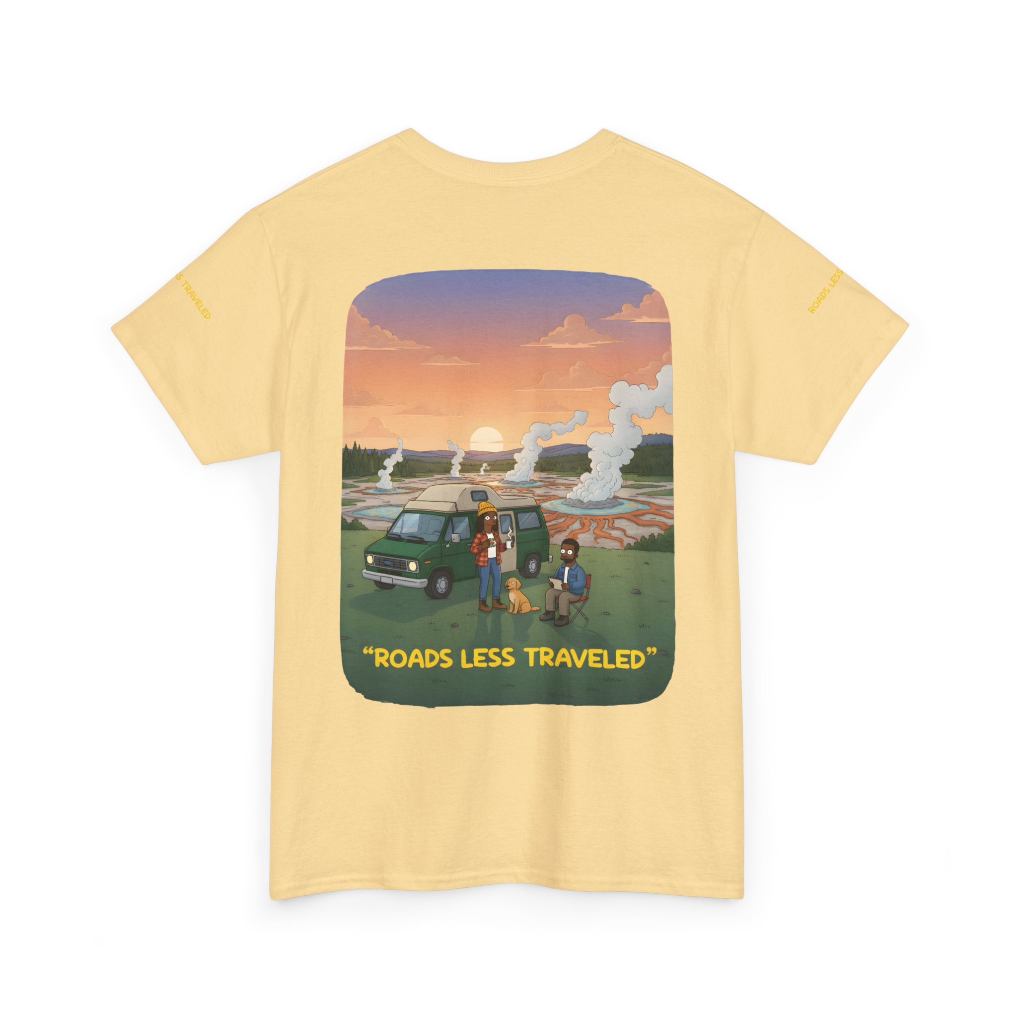 9541083235944518105_2048.jpeg Unisex Heavy Cotton Tee — "Roads Less Traveled" Design Sitcom-Line
