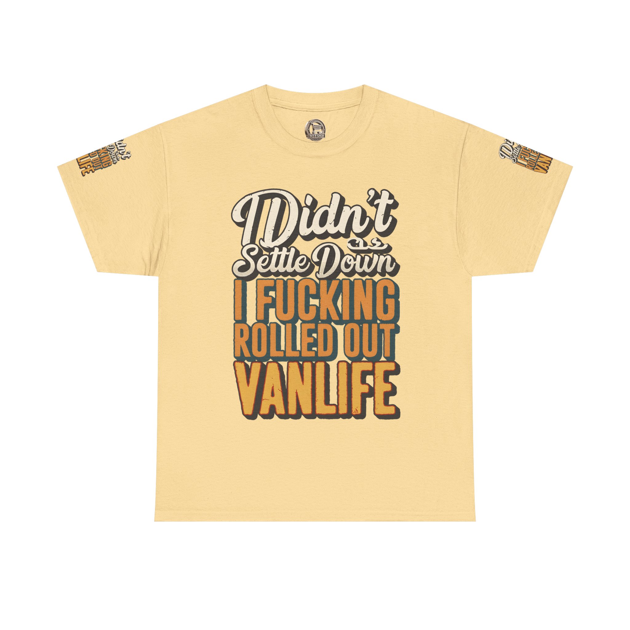 9550489457218573424_2048.jpeg Unisex Heavy Cotton Tee — "Dind´t Settle Down" Design F**K-Line