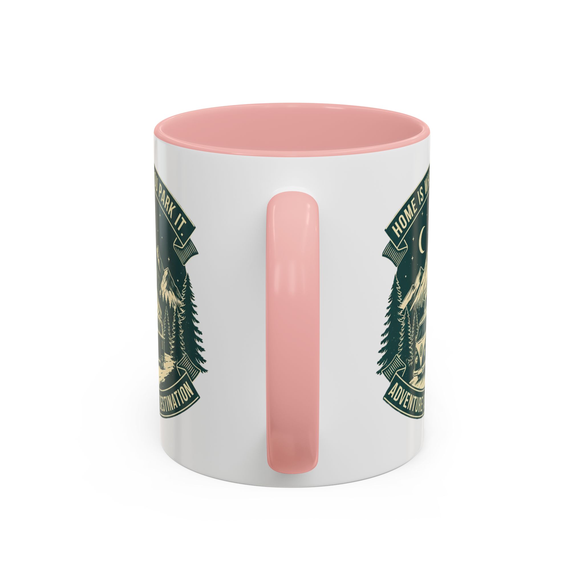 Coffee Mug — "Home Is Where You Park It-Adventure is the destination"  (11/15oz) (Both sides printed)