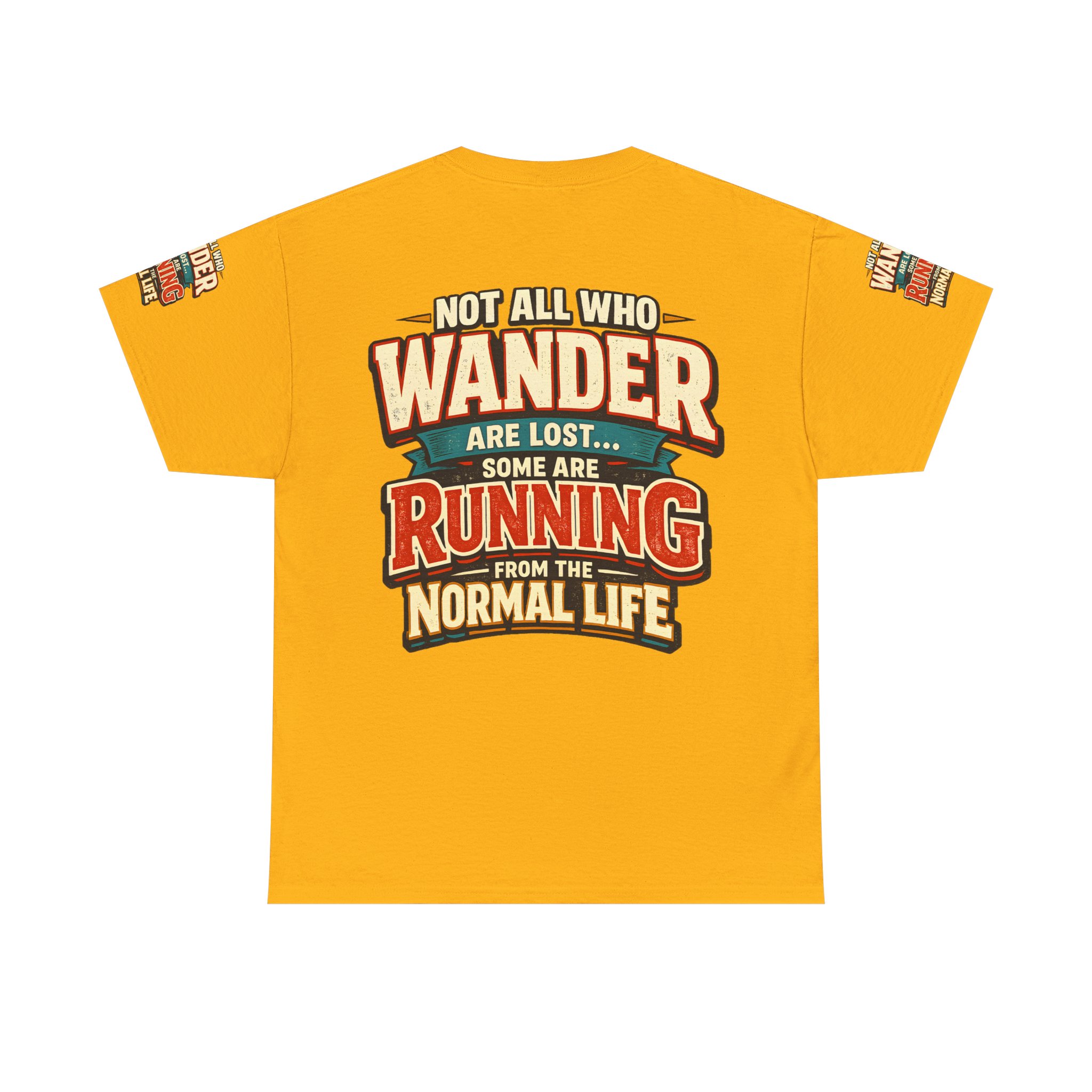 9576932050166440067_2048.jpeg Unisex Heavy Cotton Tee — "Not All Who Wander Are Lost" Design F**K-Line