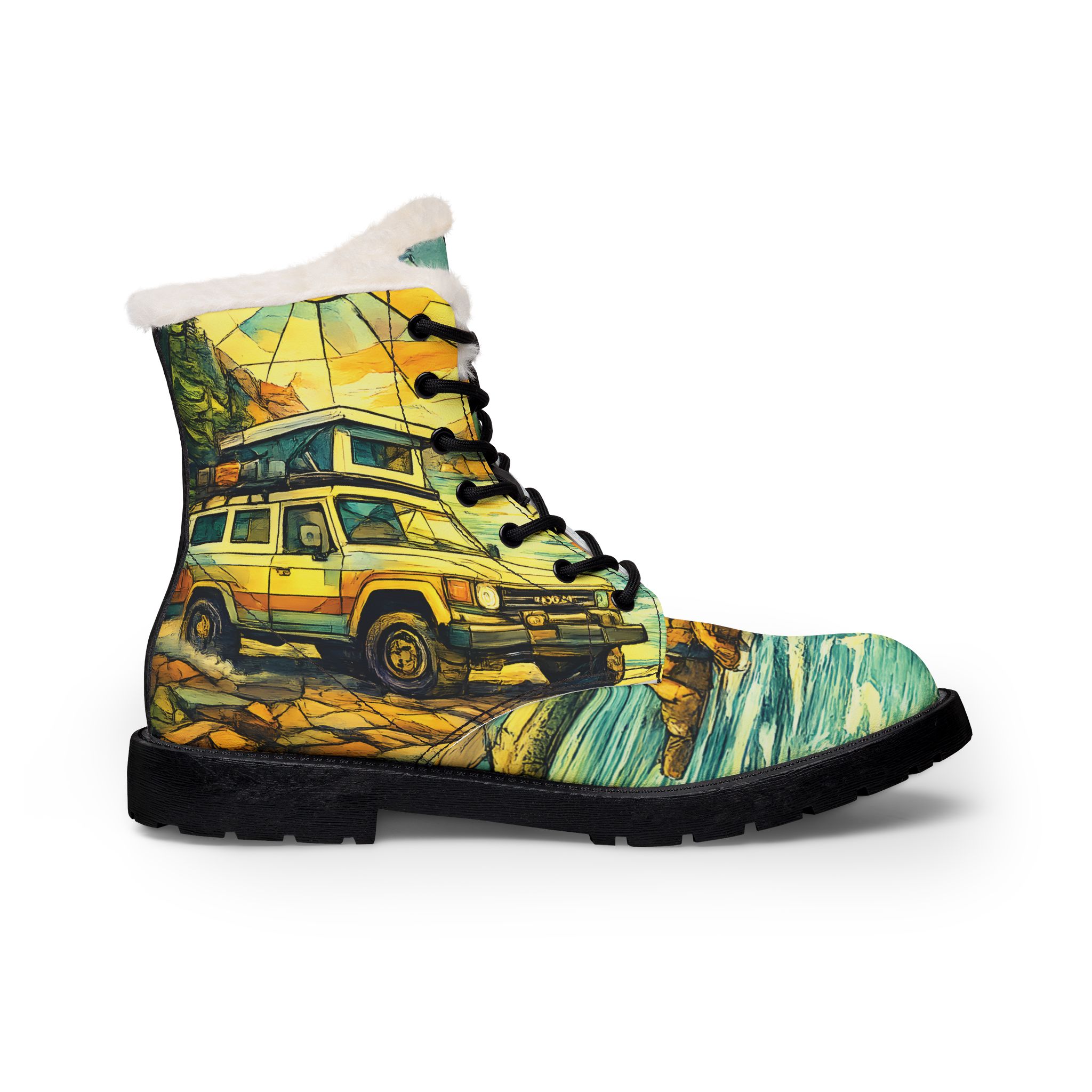 9590159519582315542_2048.jpeg Women's Fur and Leather Boots — Jeep Boots (Cubic-Line)