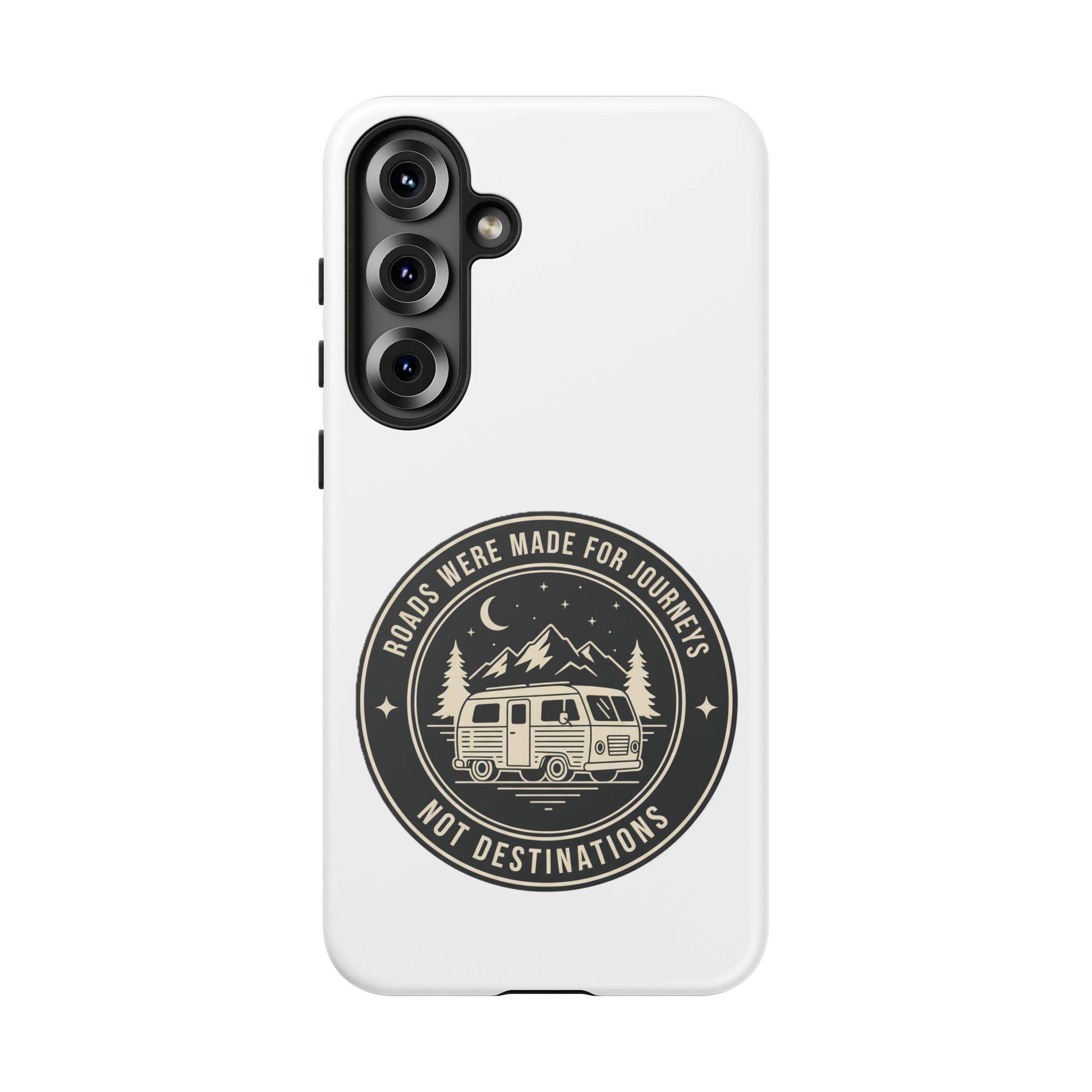 Phone Case — "ROAD WHERE MADE FOR JOURNEYS-NOT DESTINATIONS" Camper Van Design