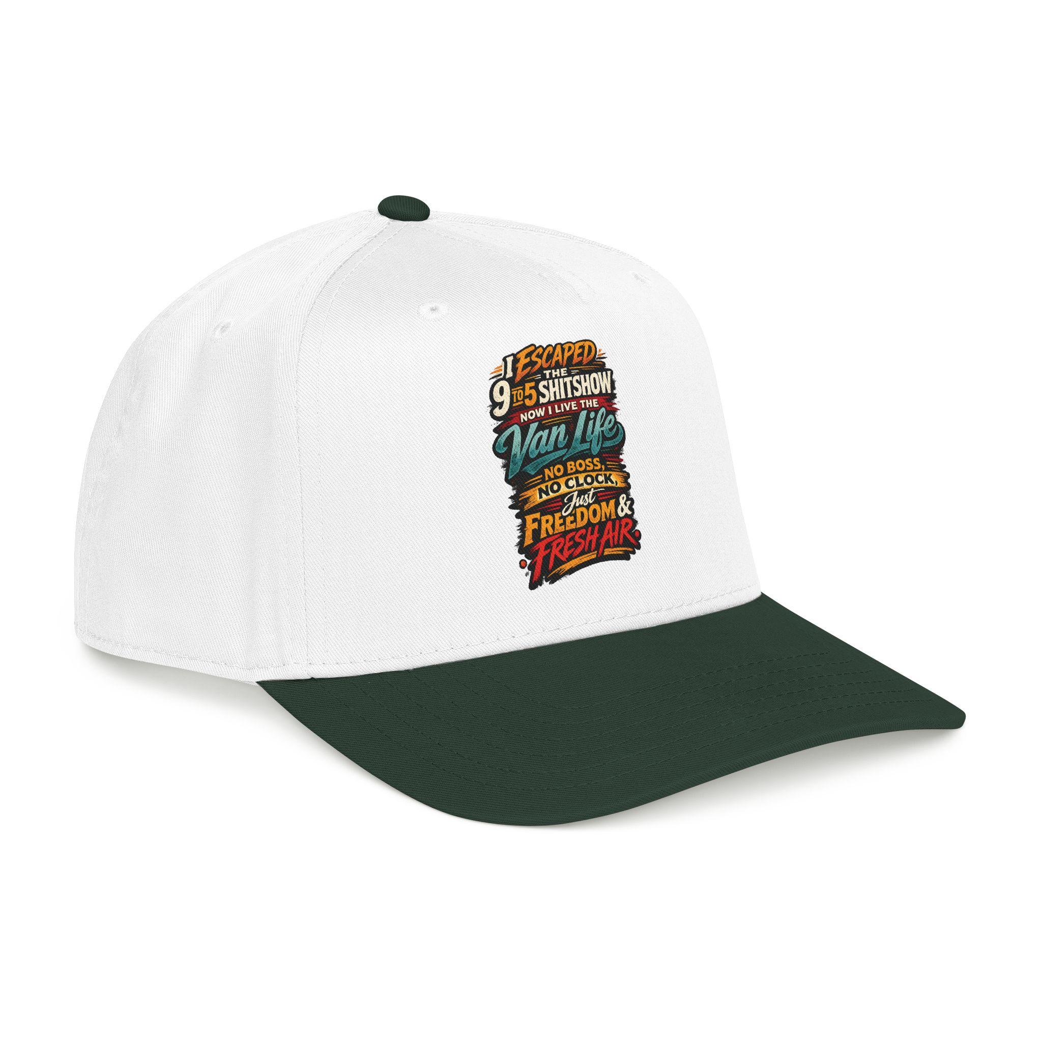 Baseball Cap - "I Escaped The 9 To 5" Design F**K-Line