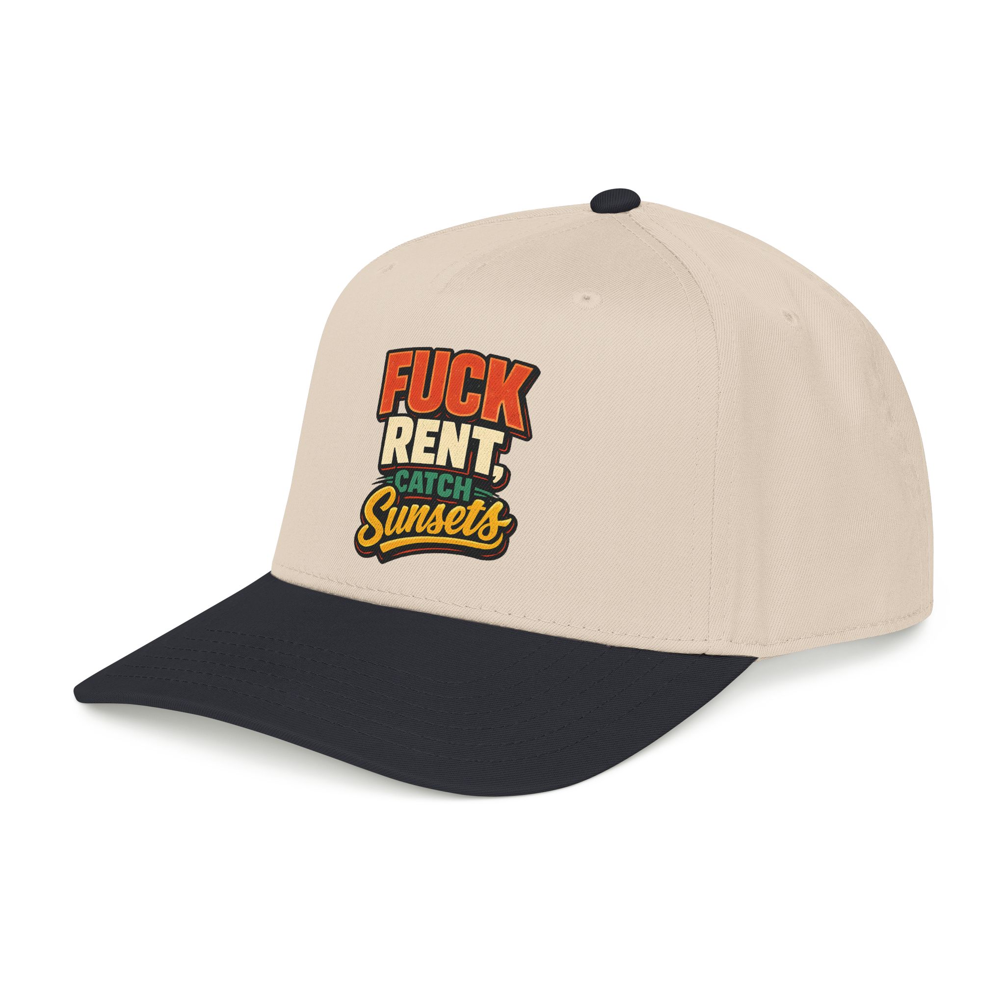 Baseball Cap - "Fuck Rent Catch Sunsets" Design F**K-Line