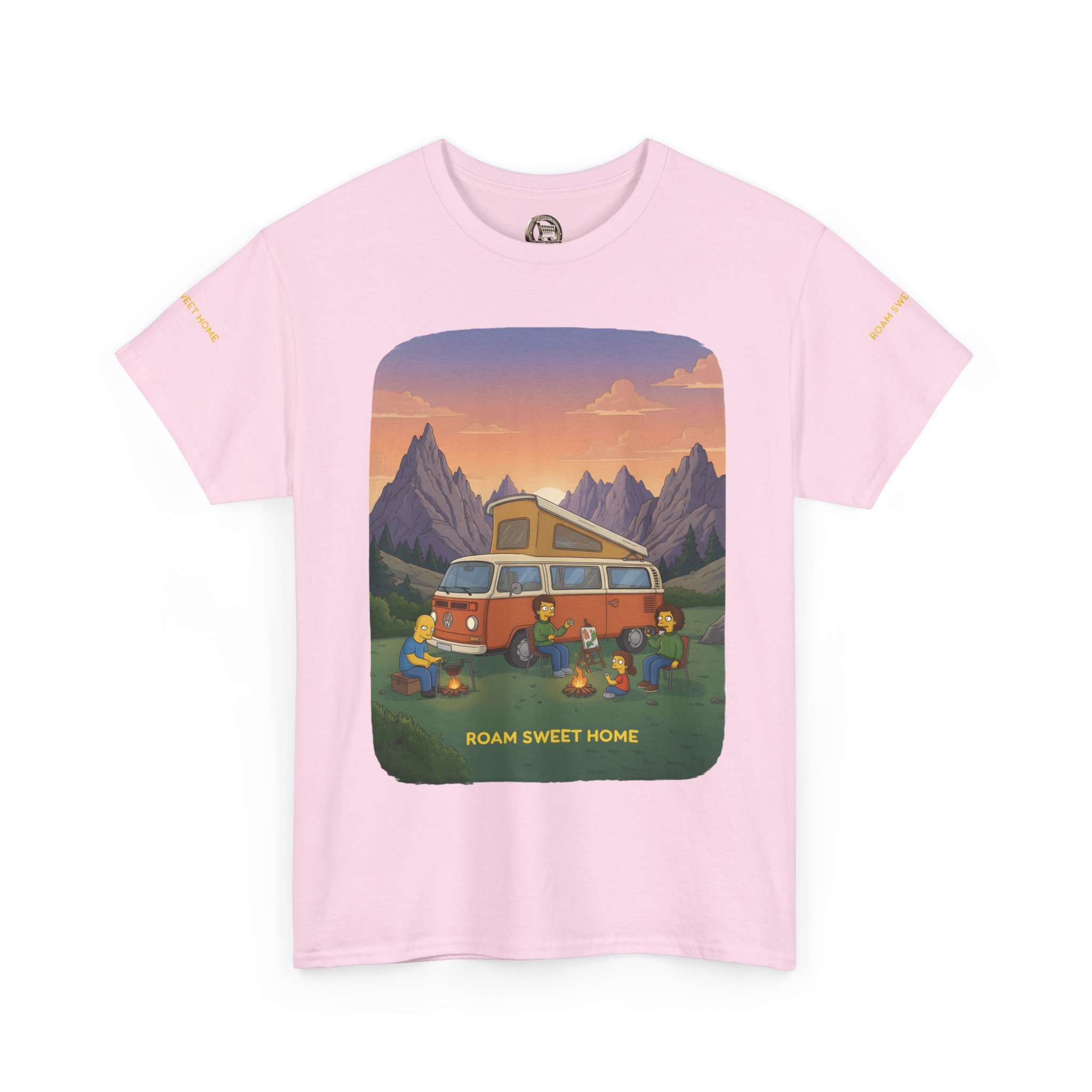 Unisex Heavy Cotton Tee — "Roam Sweet Home" Design Sitcom-Line