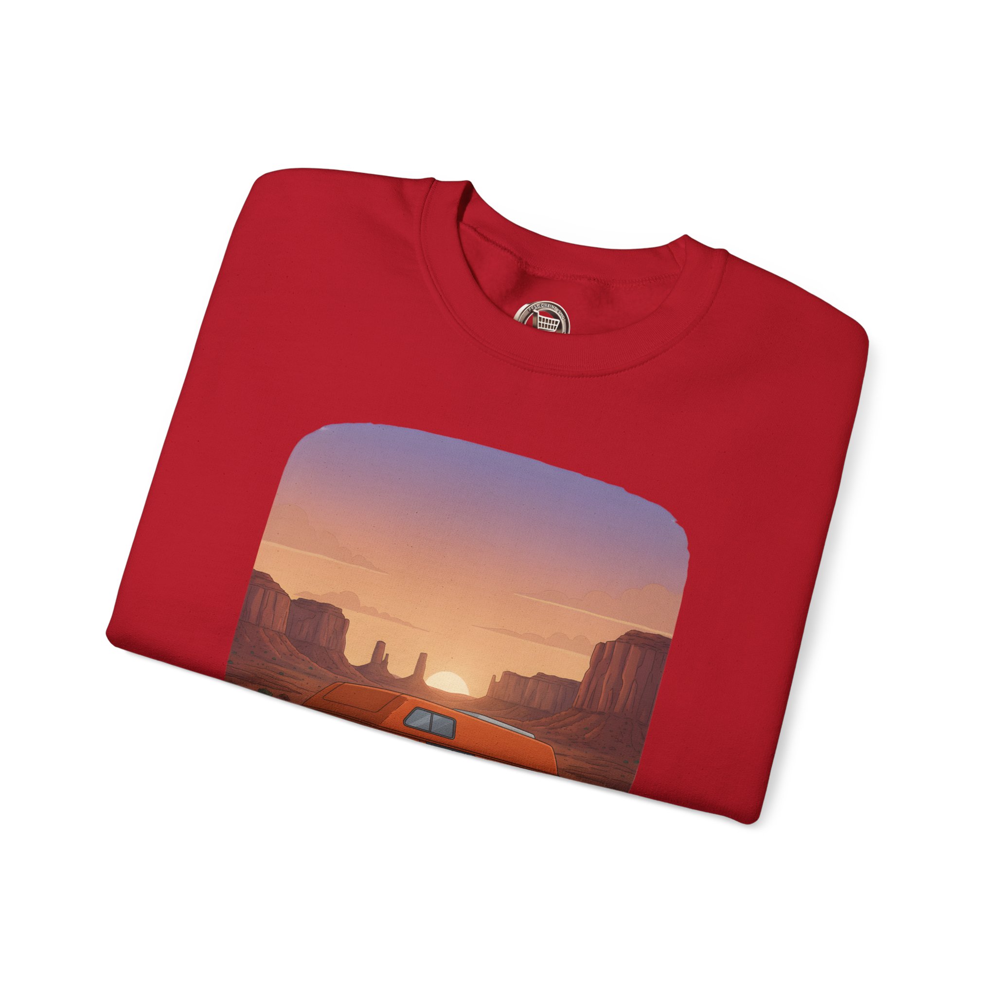 9669372592479445783_2048.jpeg Unisex Heavy Blend™ Crewneck Sweatshirt — "Roam Where You Are Rooted" Design Sitcom-Line