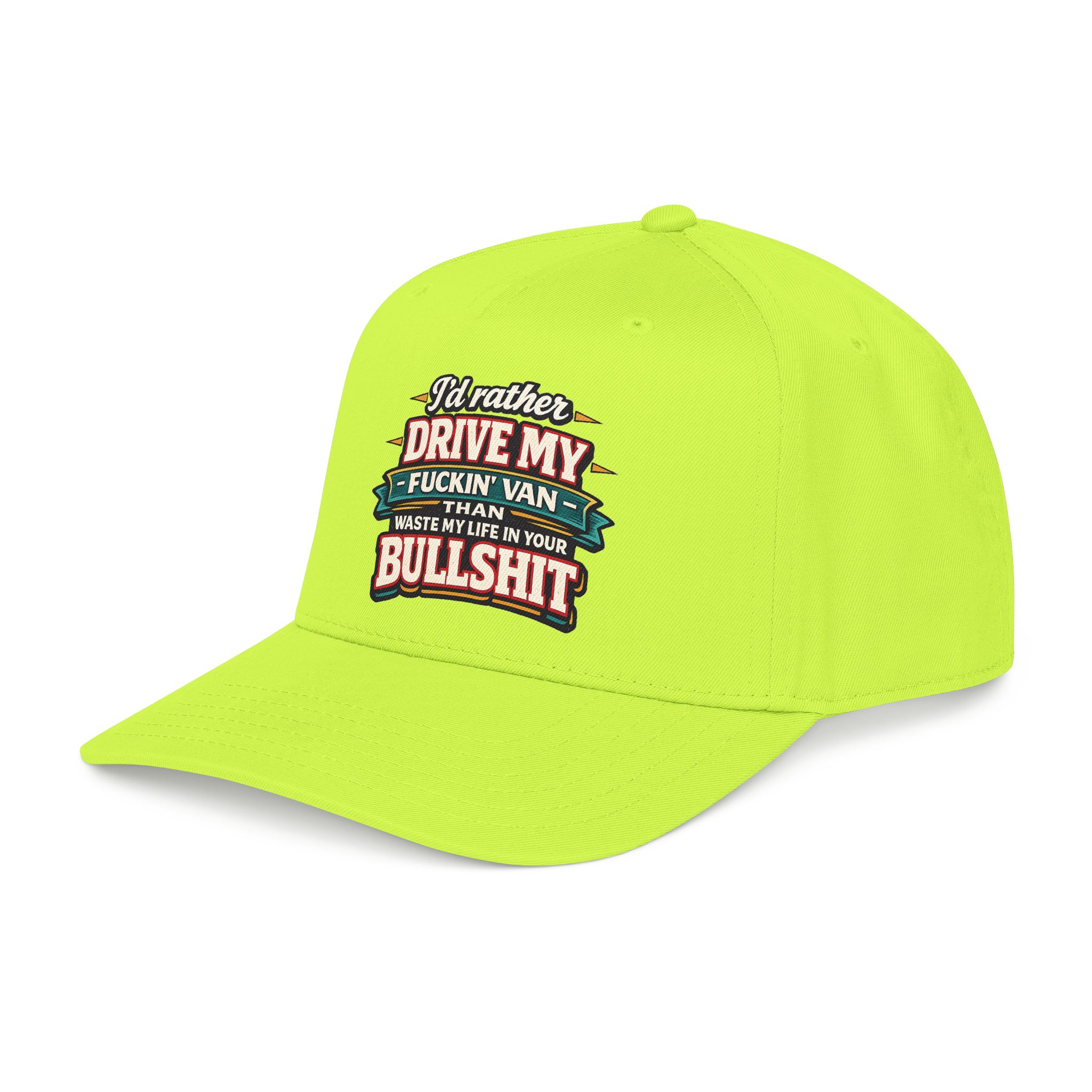 Baseball Cap - "I´d Rather Drive My Fucking Van" Design F**K-Line