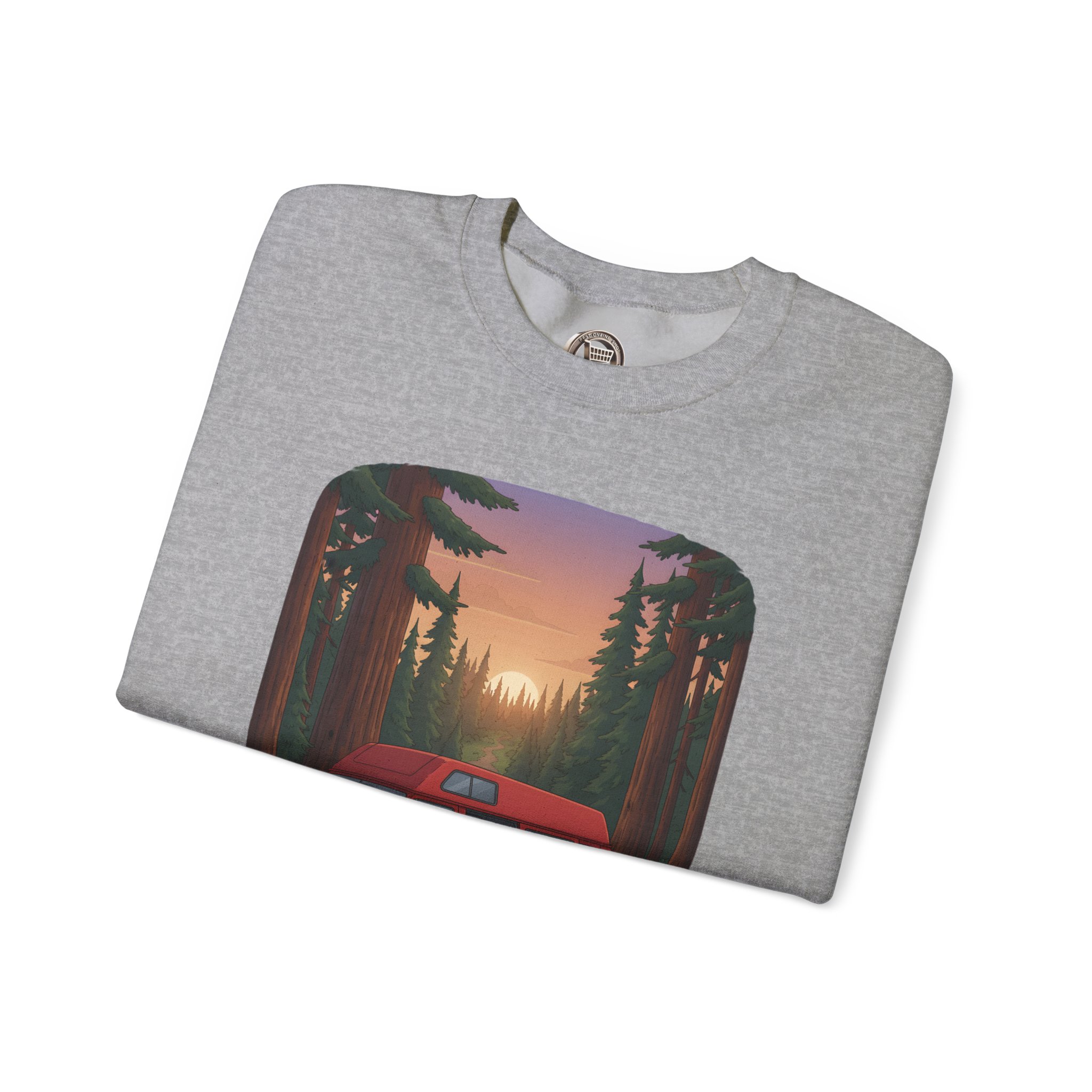 9675045587277125922_2048.jpeg Unisex Heavy Blend™ Crewneck Sweatshirt — "Forest Air Free Spirit Full Tank" Design Sitcom-Line