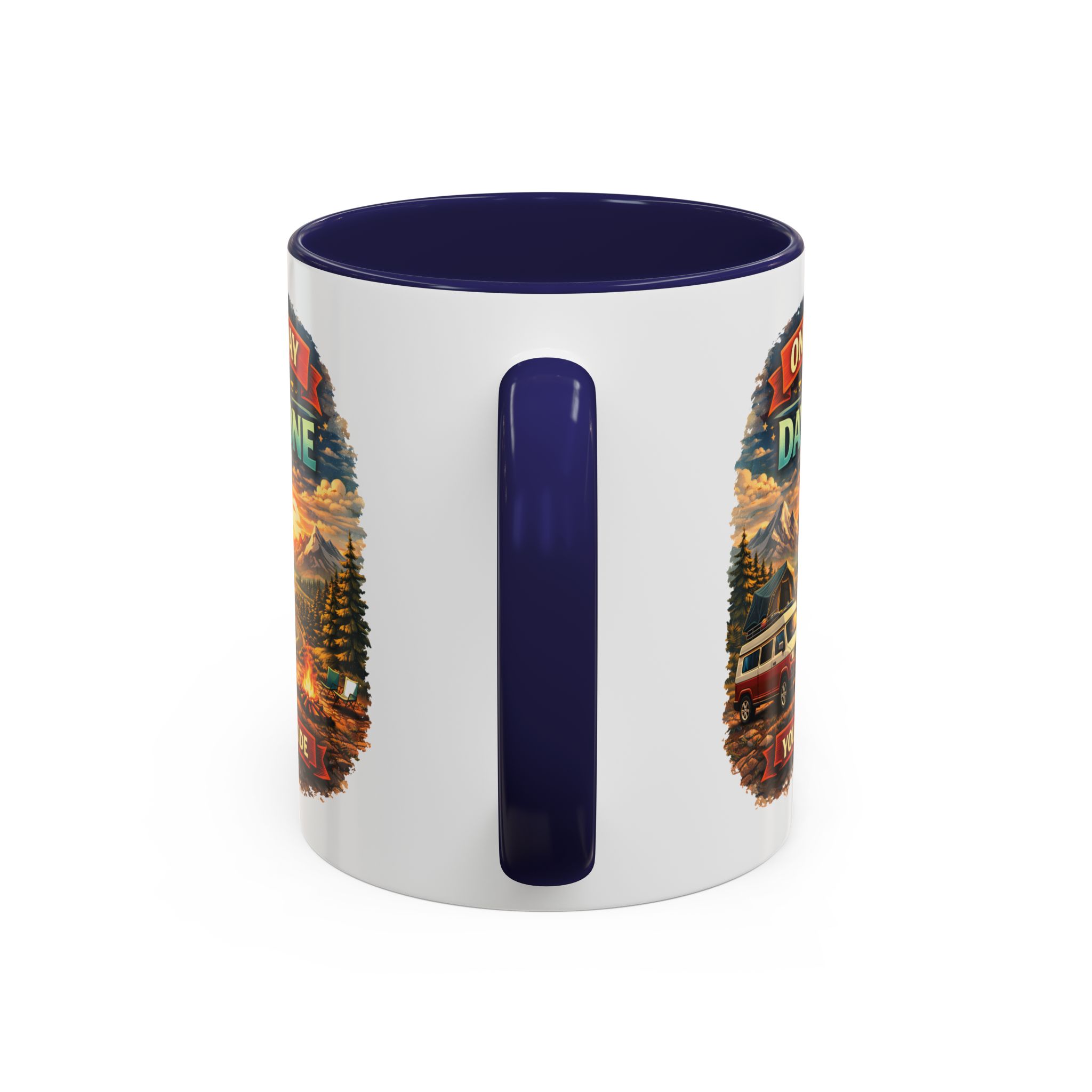 Accent Coffee Mug (11, 15oz) — "One Day Or Day One" Design Scenic-Line