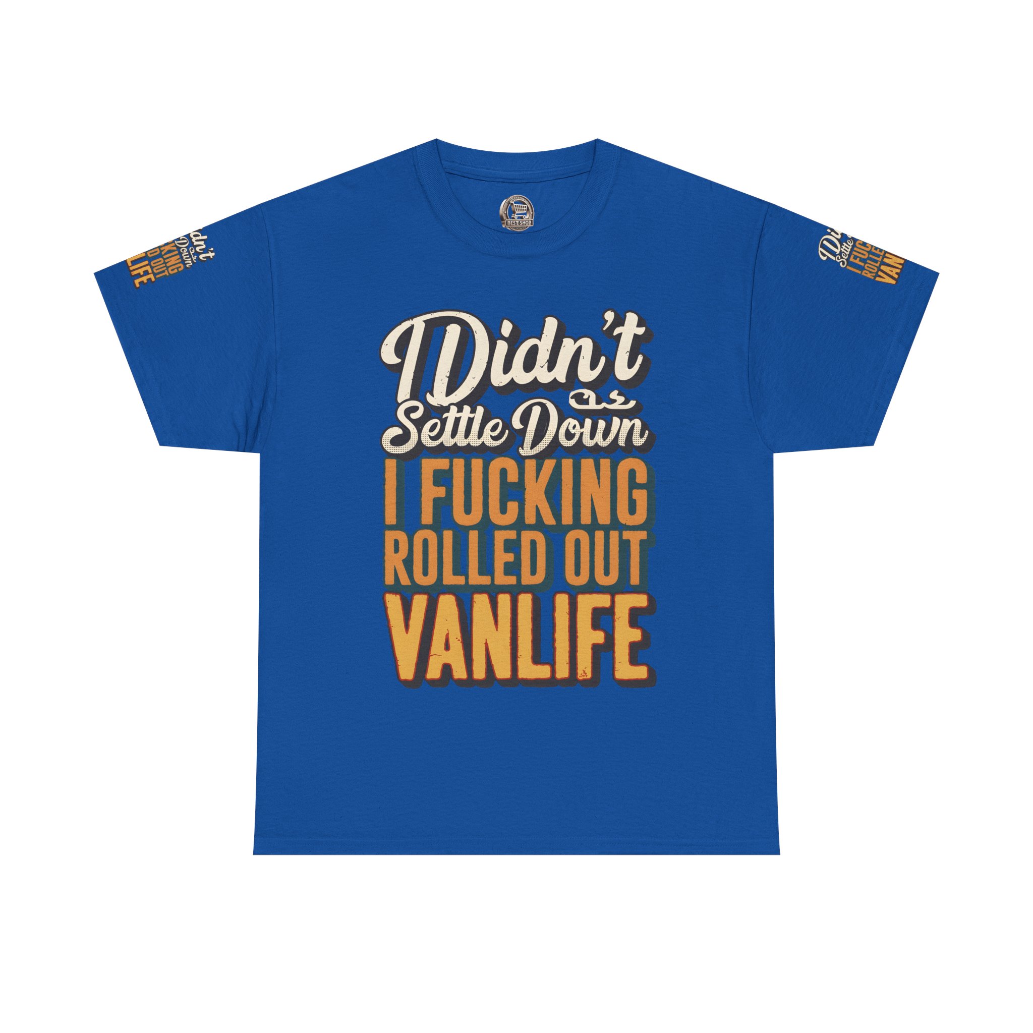 9713032986806182474_2048.jpeg Unisex Heavy Cotton Tee — "Dind´t Settle Down" Design F**K-Line