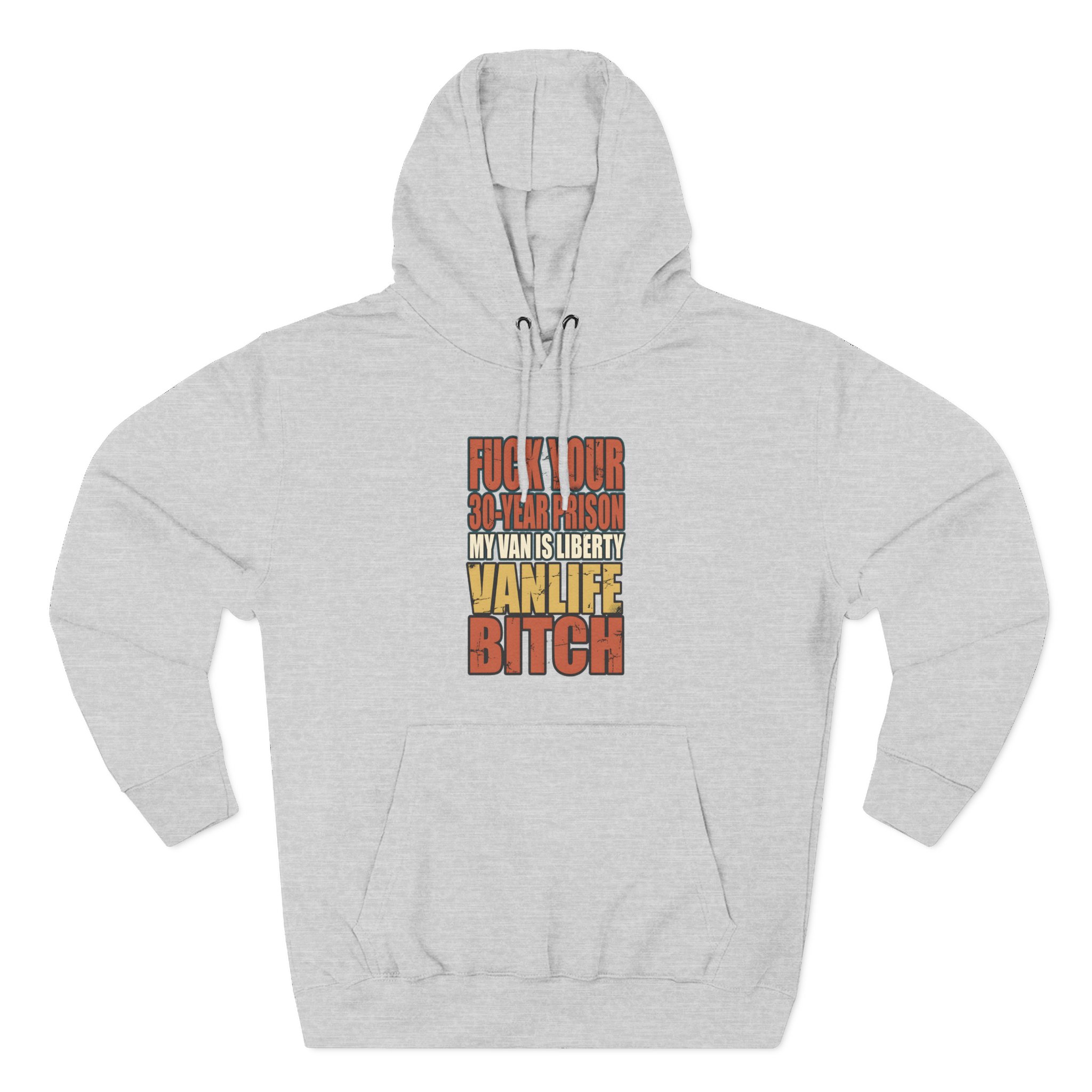 Three-Panel Fleece Hoodie - "Fuck Your 30 Year" Design F**K-Line