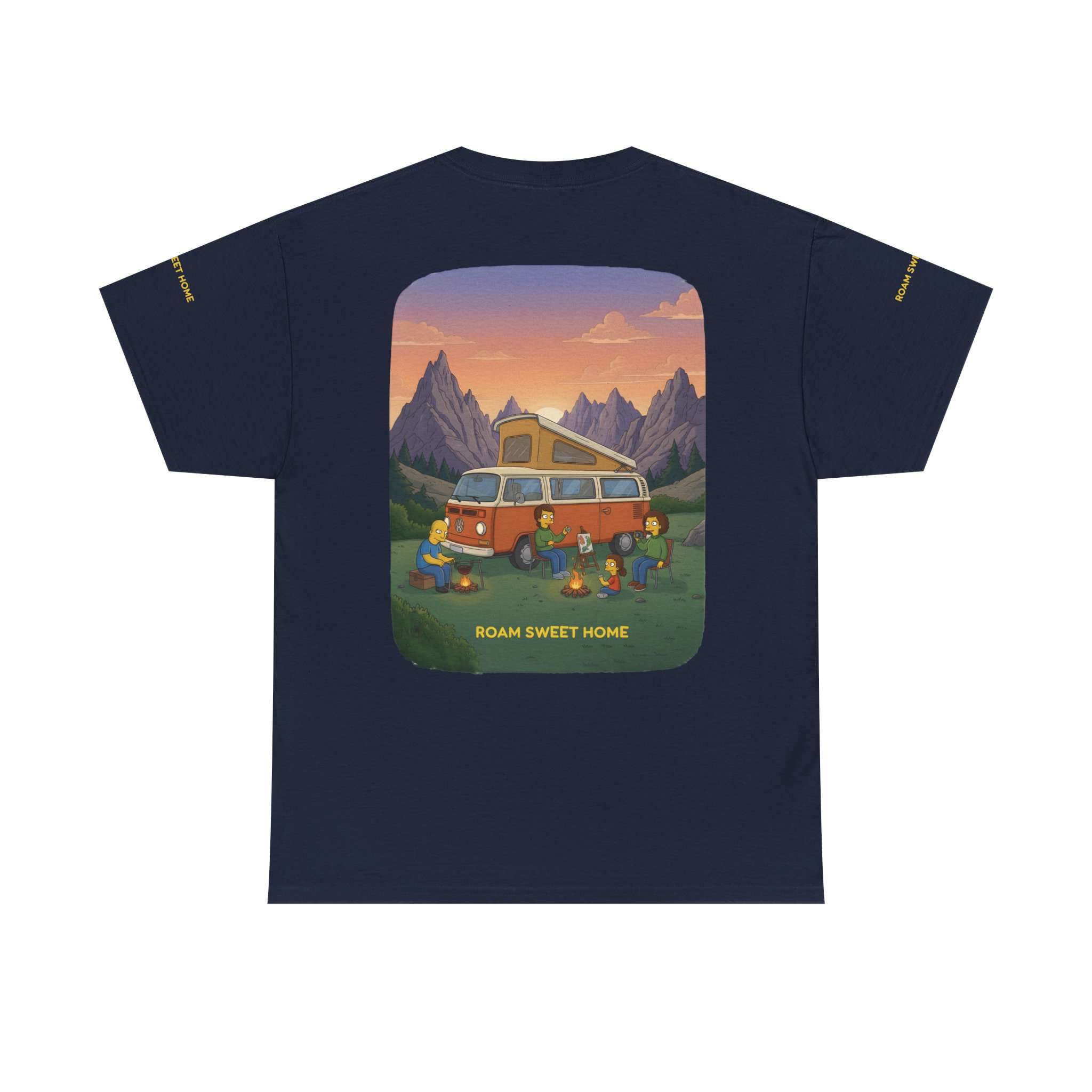 Unisex Heavy Cotton Tee — "Roam Sweet Home" Design Sitcom-Line