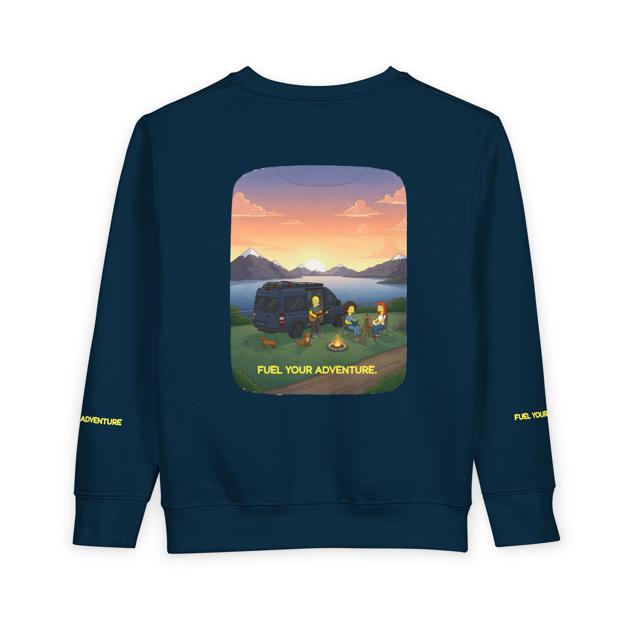 Toddler Sweatshirt - "Fuel Your Adventure" (Design Sitcom-Line)
