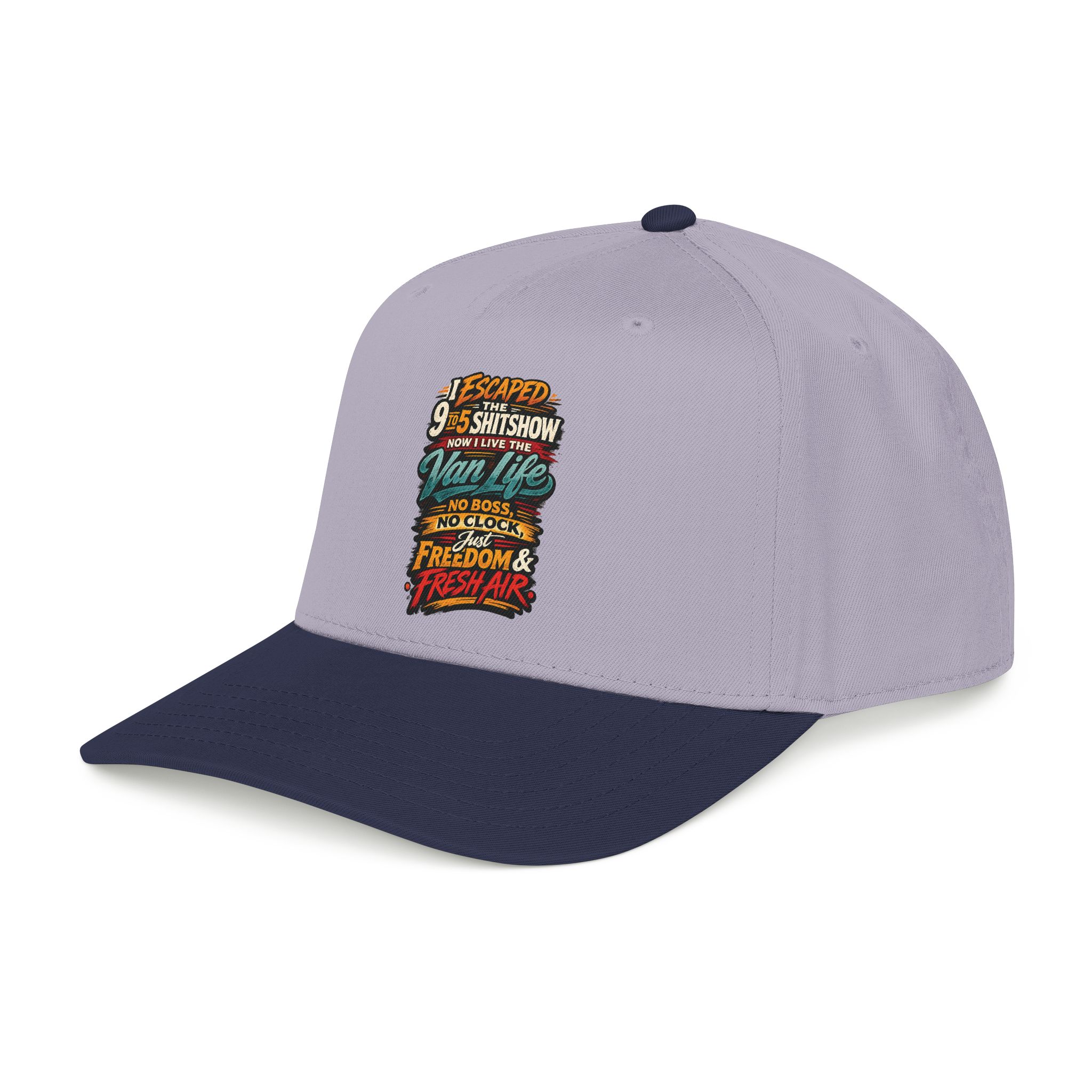 Baseball Cap - "I Escaped The 9 To 5" Design F**K-Line