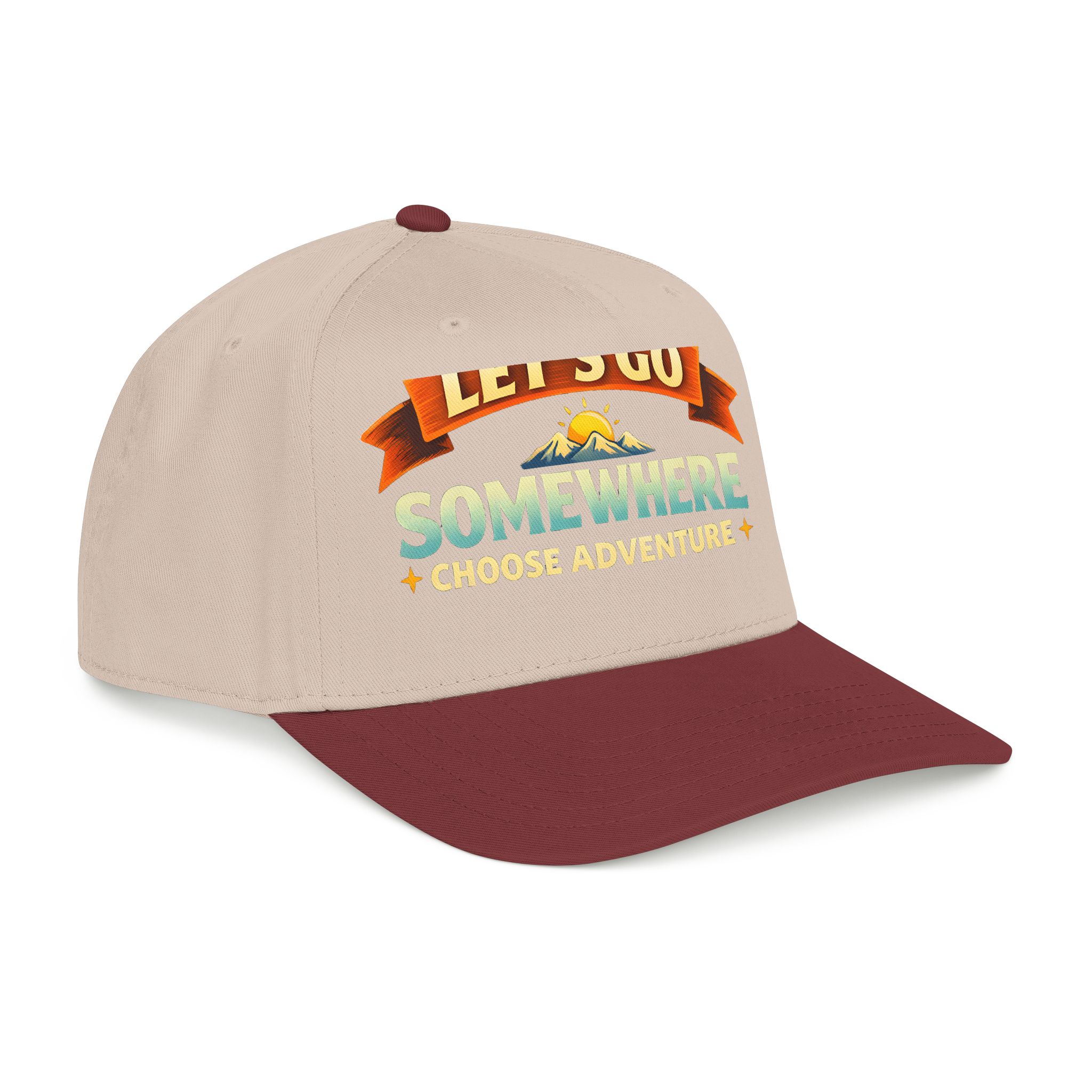 97814627142210829_2048.jpeg Baseball Cap - "Lets Go Somewhere" Design Scenic-Line