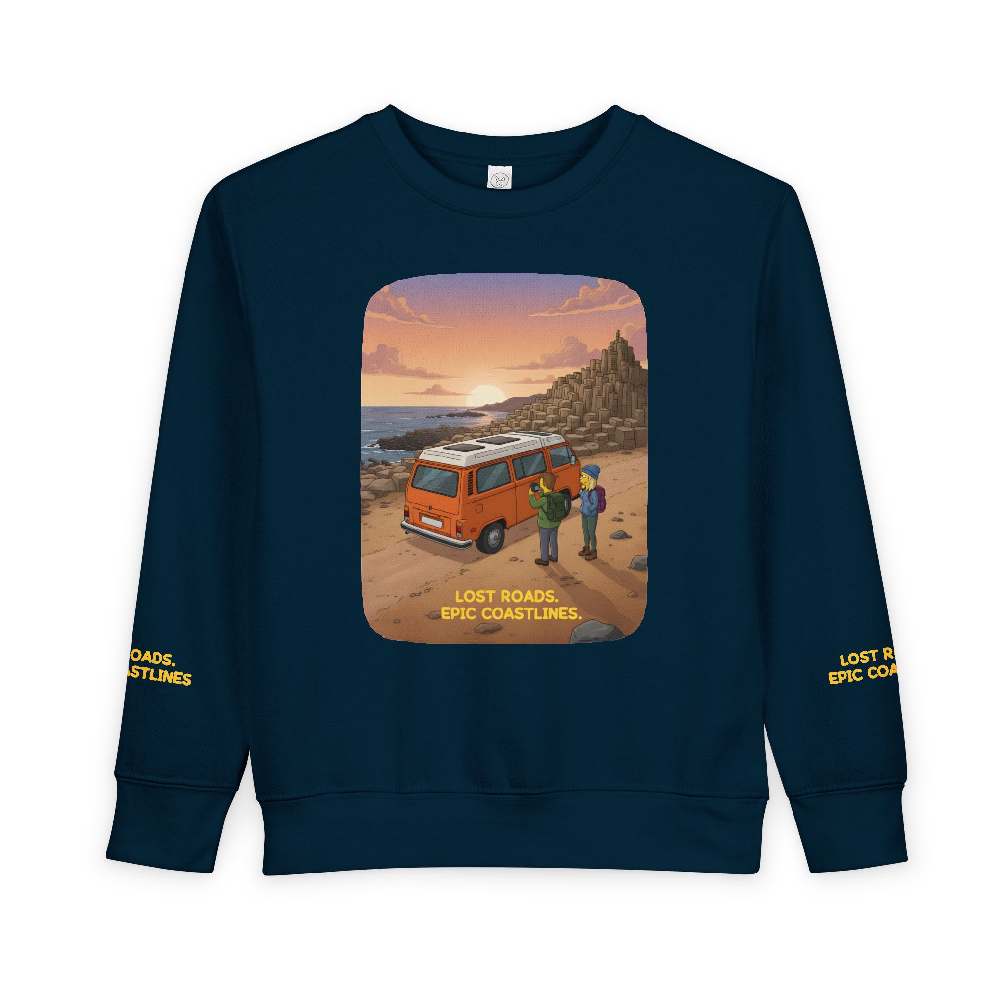 9782212487416105357_2048-1.jpeg Toddler Sweatshirt - "Lost Roads Epic Coastlines" (Design Sitcom-Line)