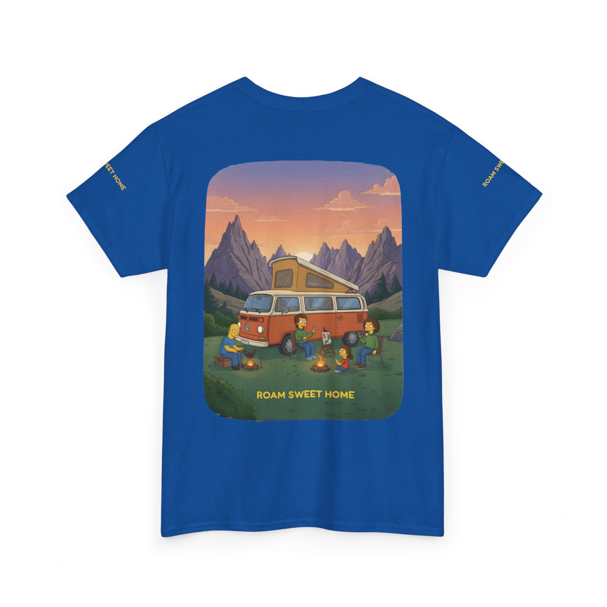 Unisex Heavy Cotton Tee — "Roam Sweet Home" Design Sitcom-Line