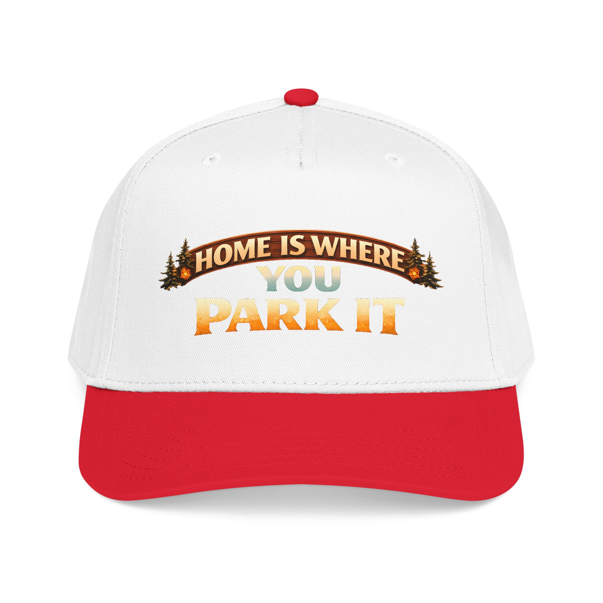 Baseball Cap - "Home Is Where You Park It" Design Scenic-Line
