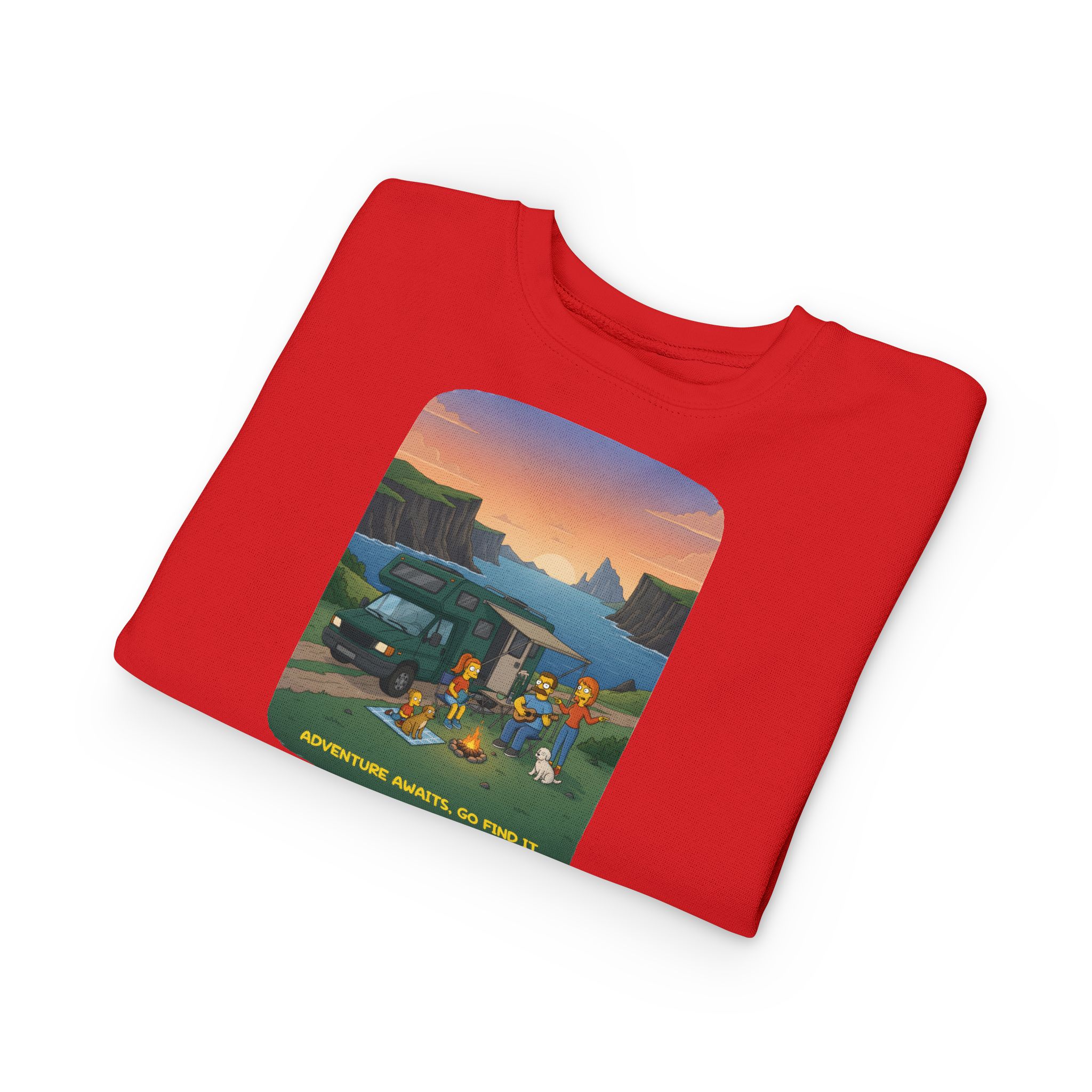 9824639016184691805_2048-1.jpeg Toddler Sweatshirt - "Adventure Awaits-Go Find It" (Design Sitcom-Line)