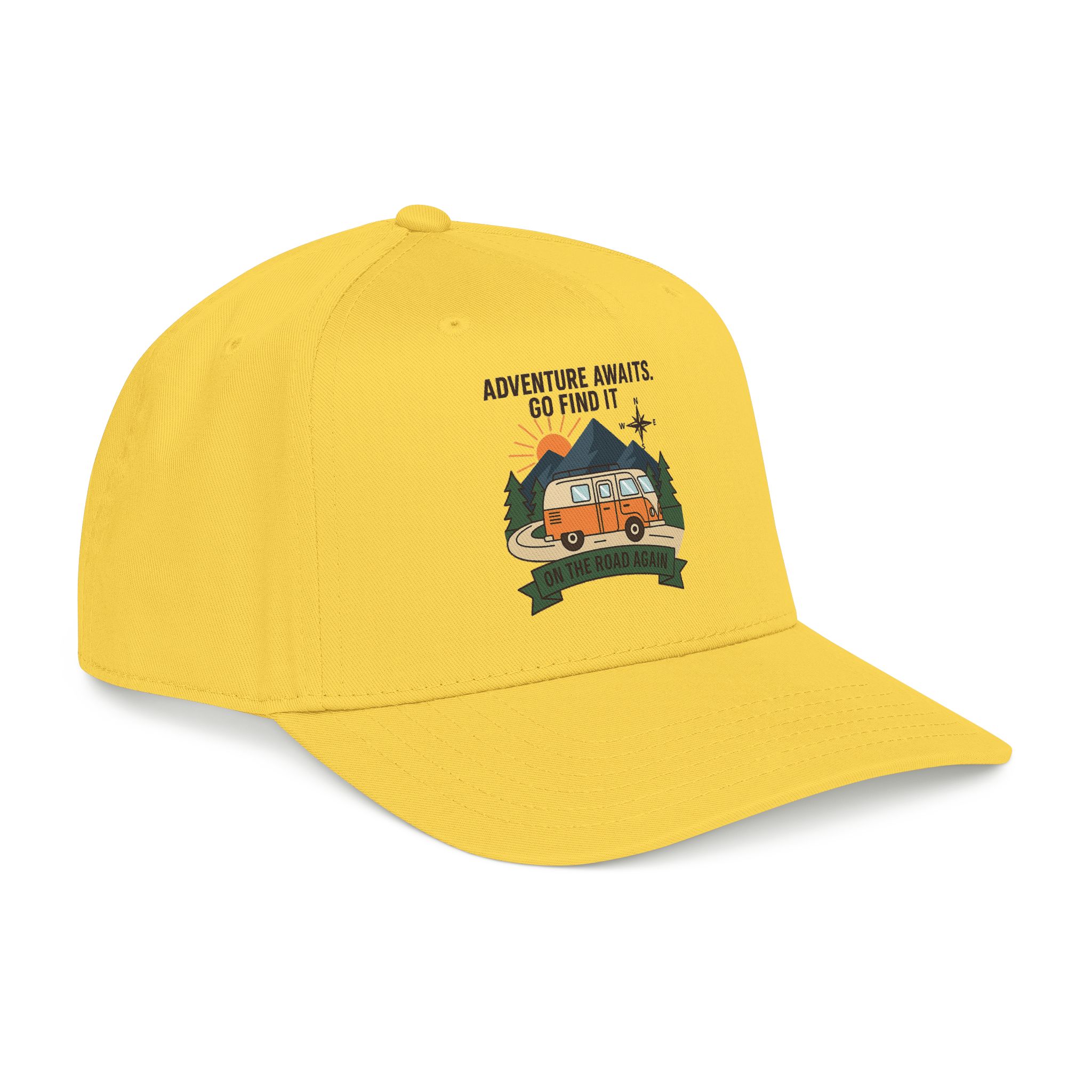 Baseball Cap - "Adventure Awaits" Outdoor Travel Hat