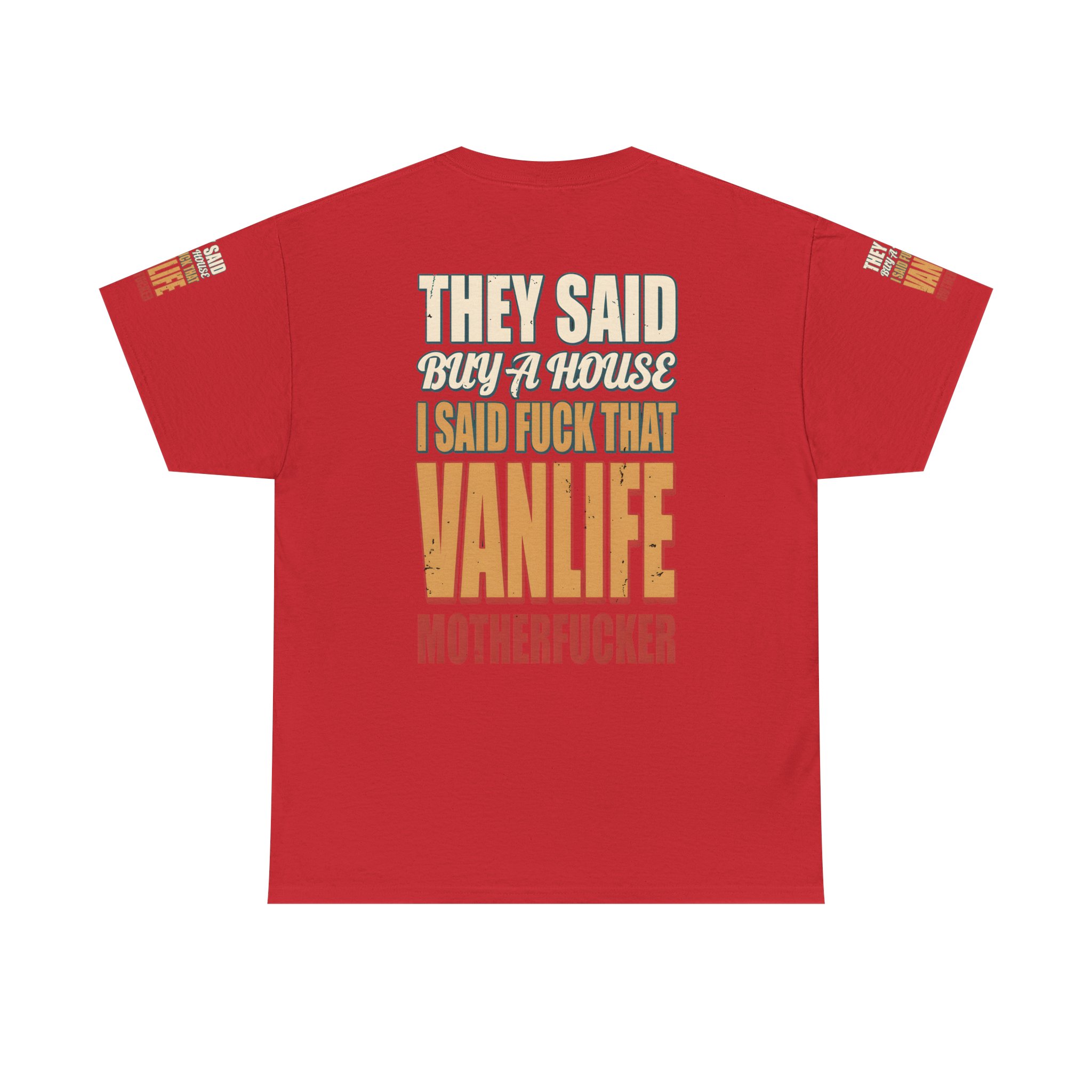 9869193196482135912_2048.jpeg Unisex Heavy Cotton Tee — "They Said Buy A House" Design F**K-Line