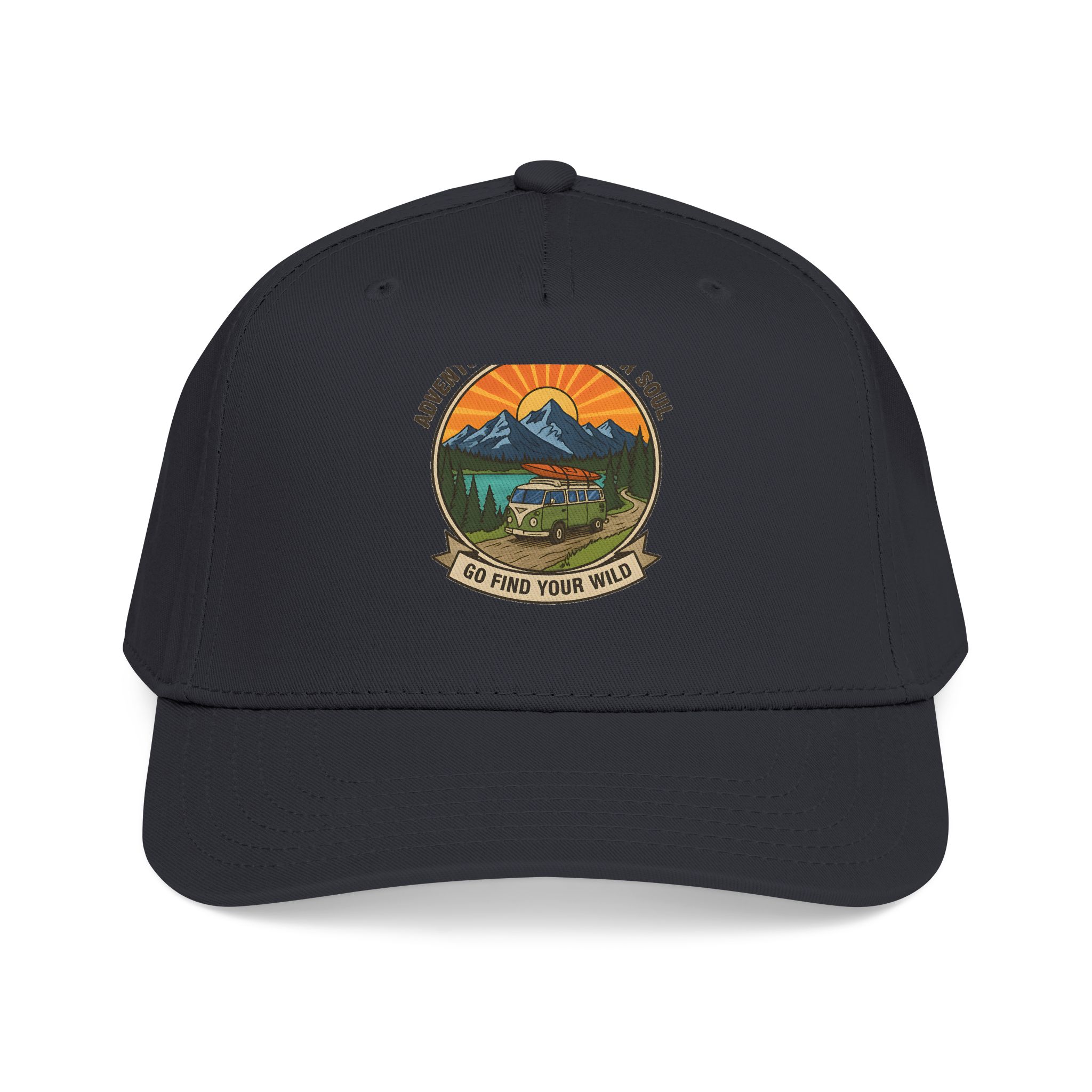 Baseball Cap — "Go Find Your Wild" Outdoor Patch