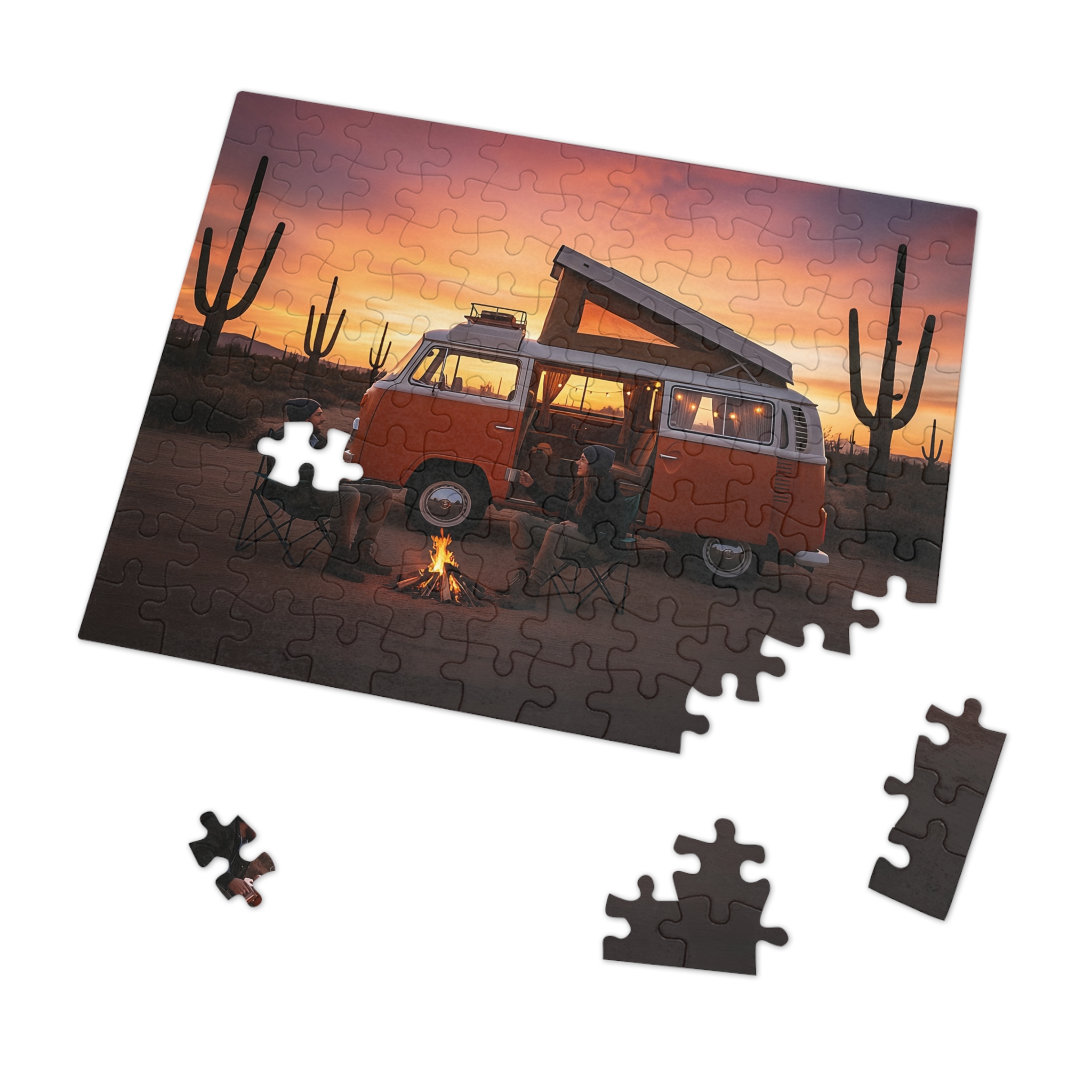 9888109953734956325_2048.jpeg Jigsaw Puzzle with — Campervan Sunset Jigsaw