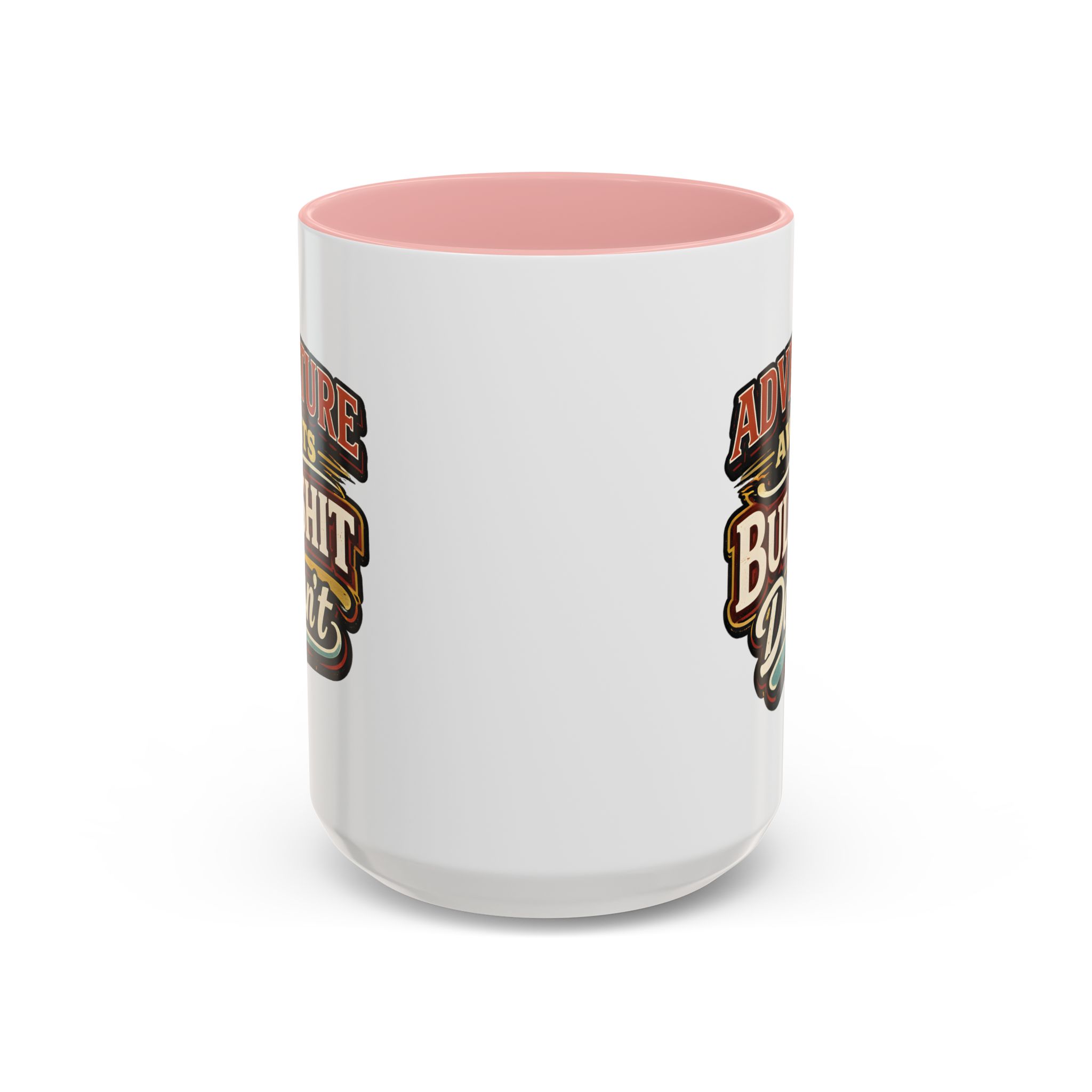 Accent Coffee Mug (11, 15oz) — "Adventure Awaits" Design F**K-Line