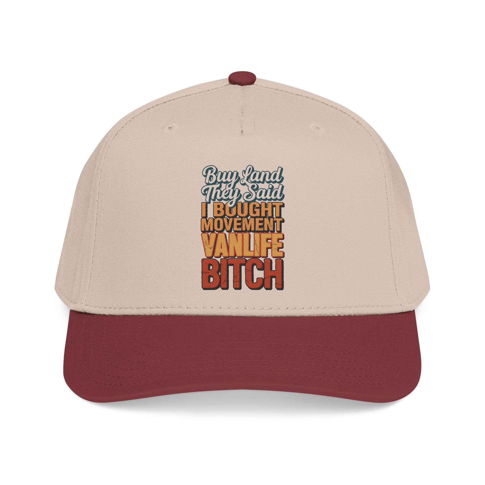 Baseball Cap - "Buy Land They Said" Design F**K-Line